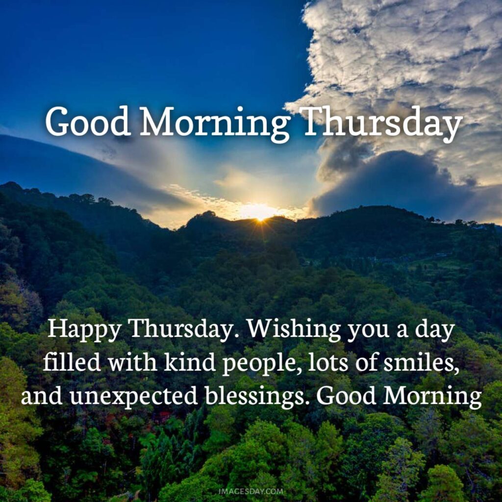 Thursday Good Morning Image & Quotes