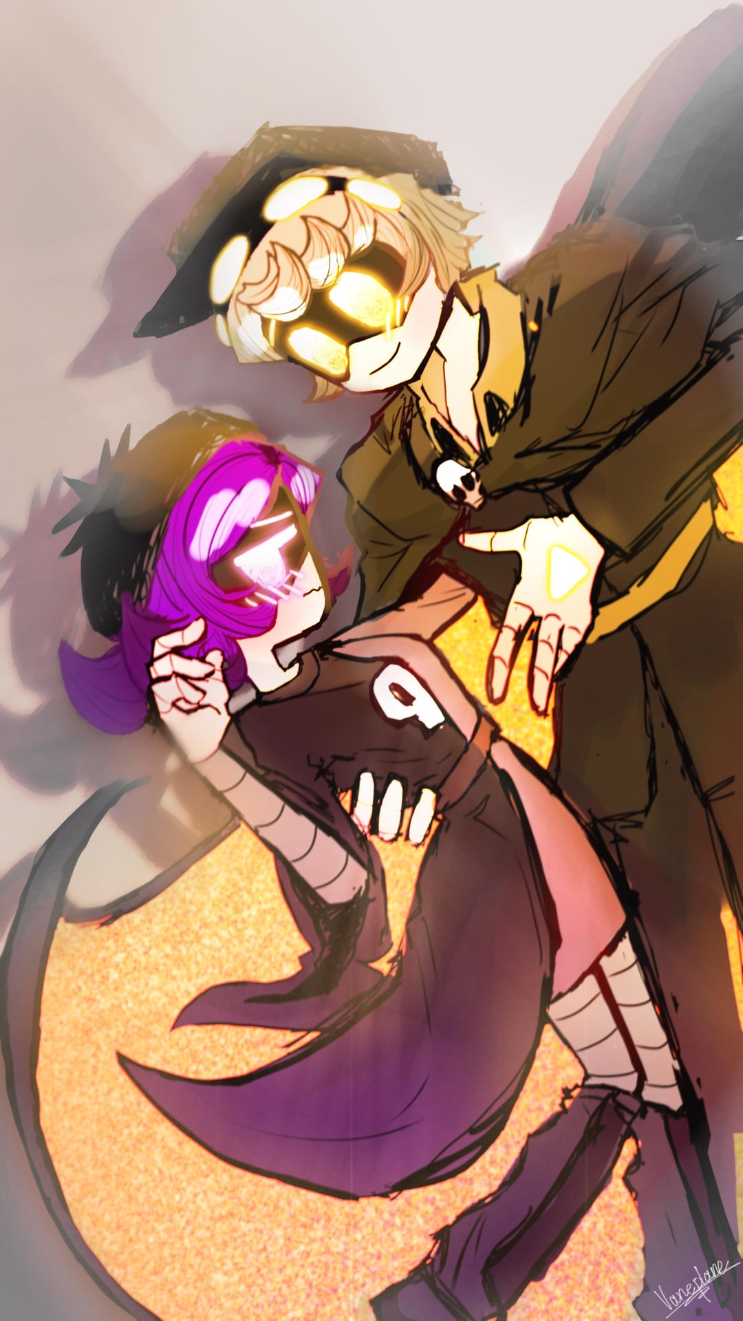 N x Uzi fanart I'm going to make it my