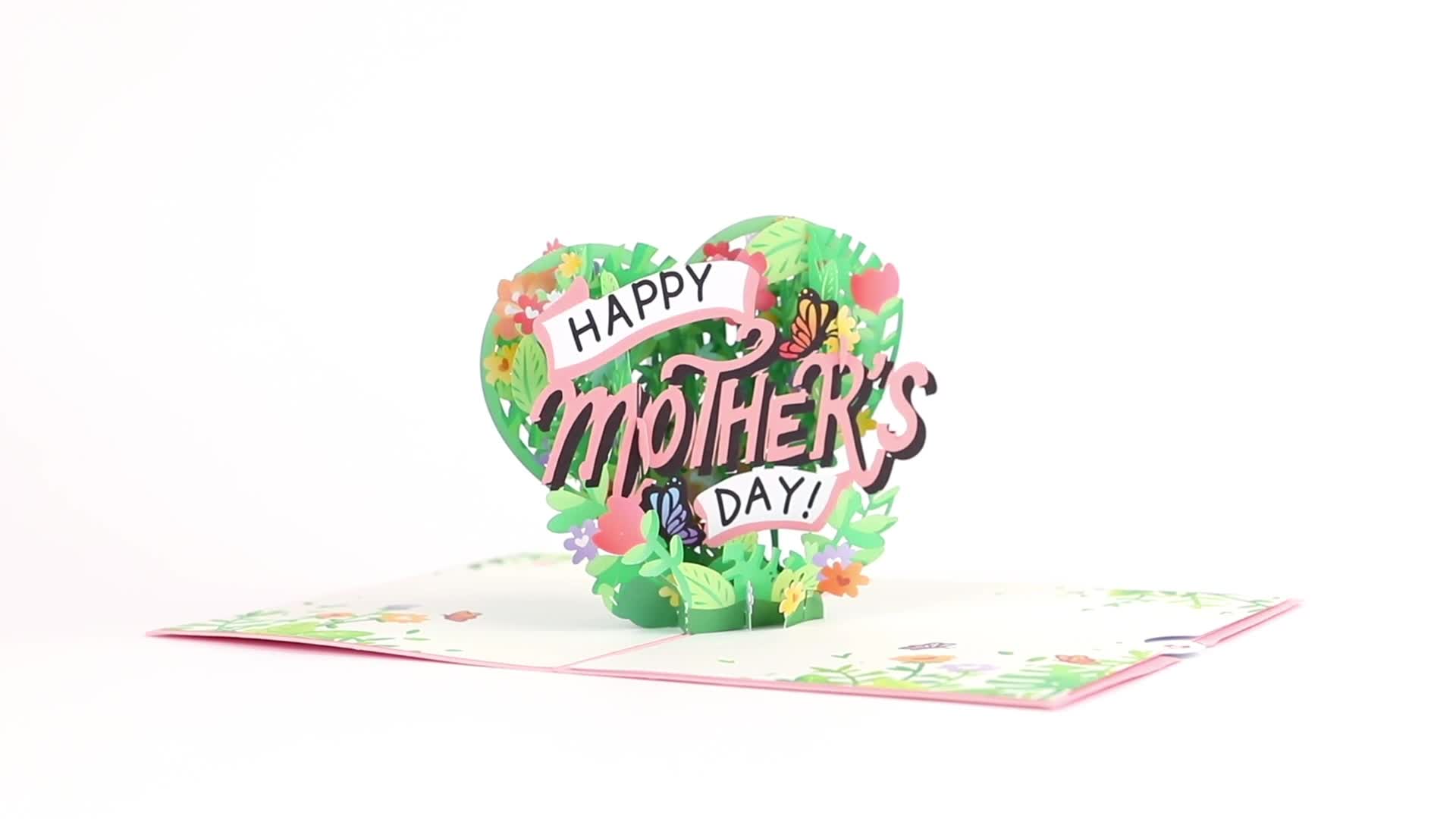 Mother's Day Heart Pop Up Card