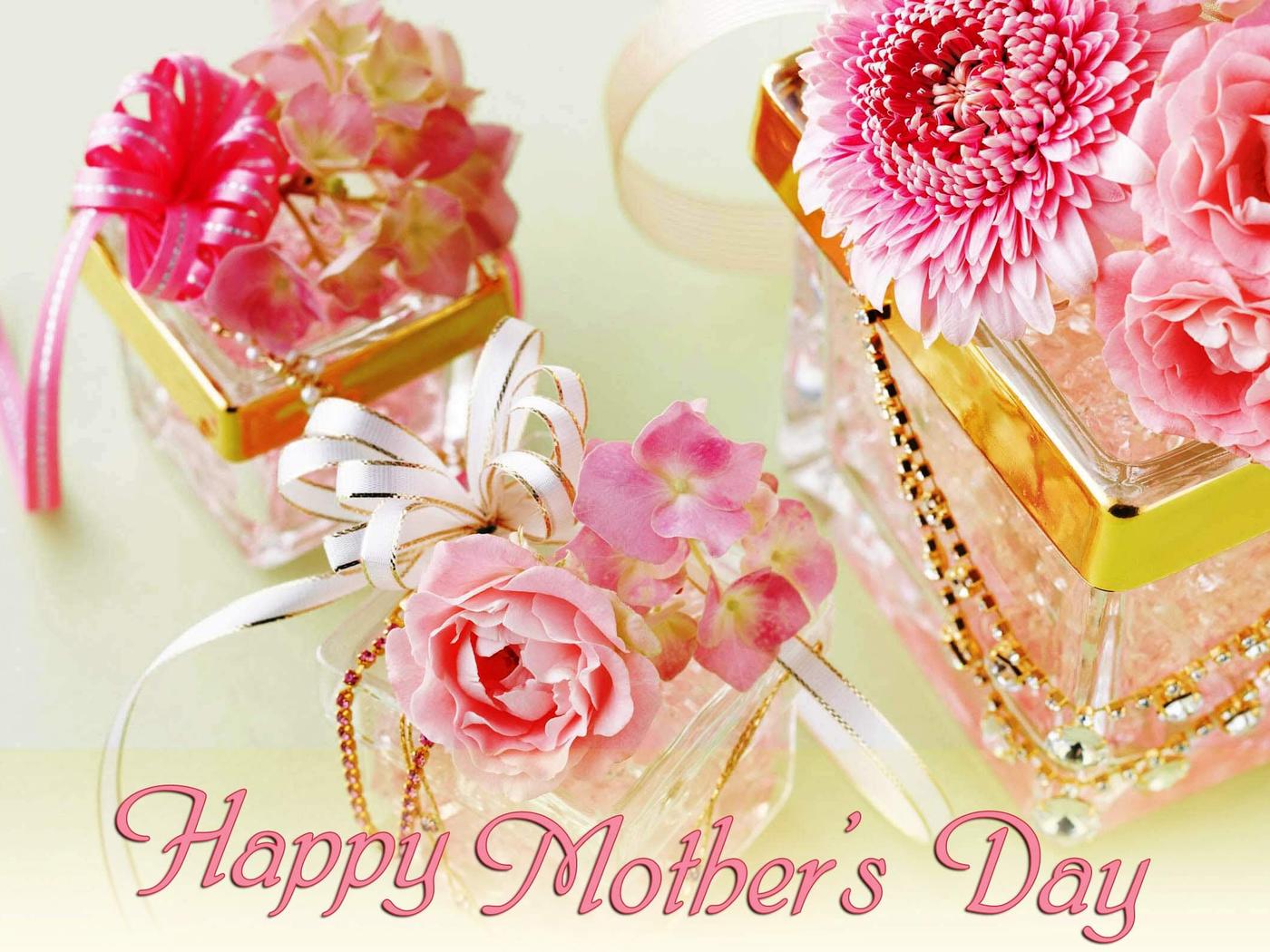 Perfume and flowers Mother's Day