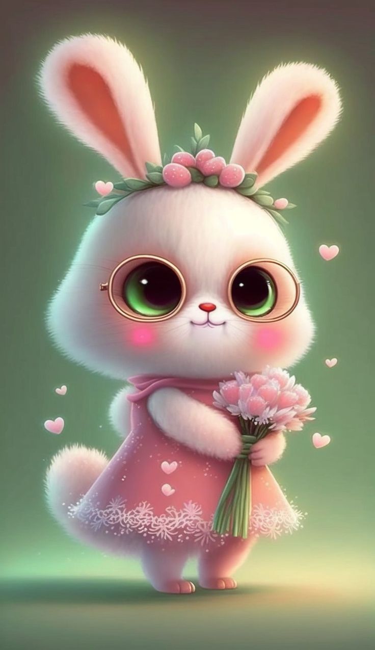 Bunny wallpaper, Cute bunny