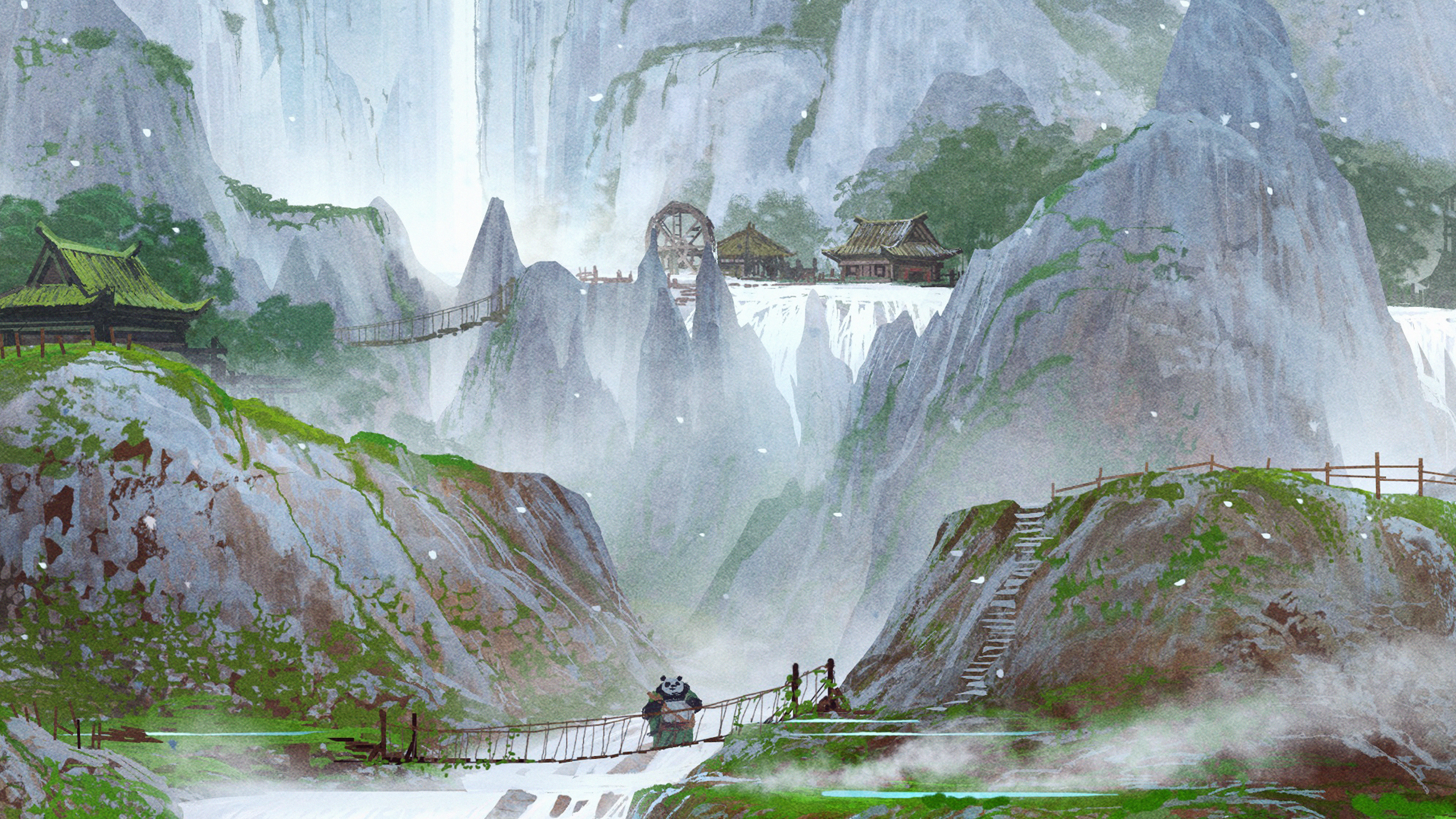 Kungfu Panda Background Art Illust