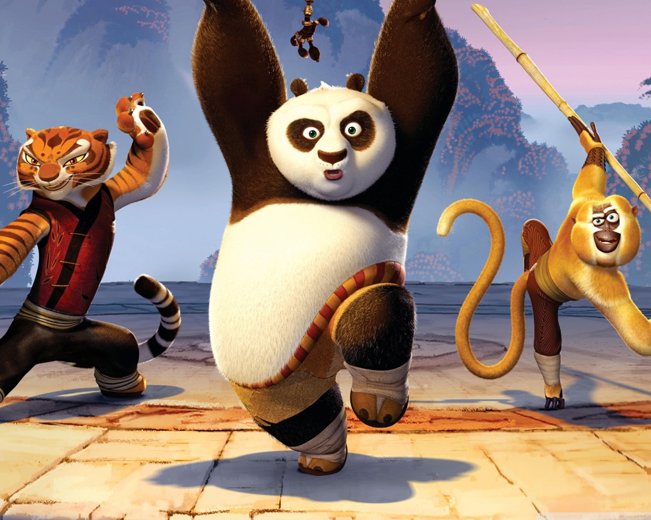 Kung Fu Panda 2 Movie 4K UHD Wallpaper for UltraHD Desktop and TV, Smartphone and Tablet Devices