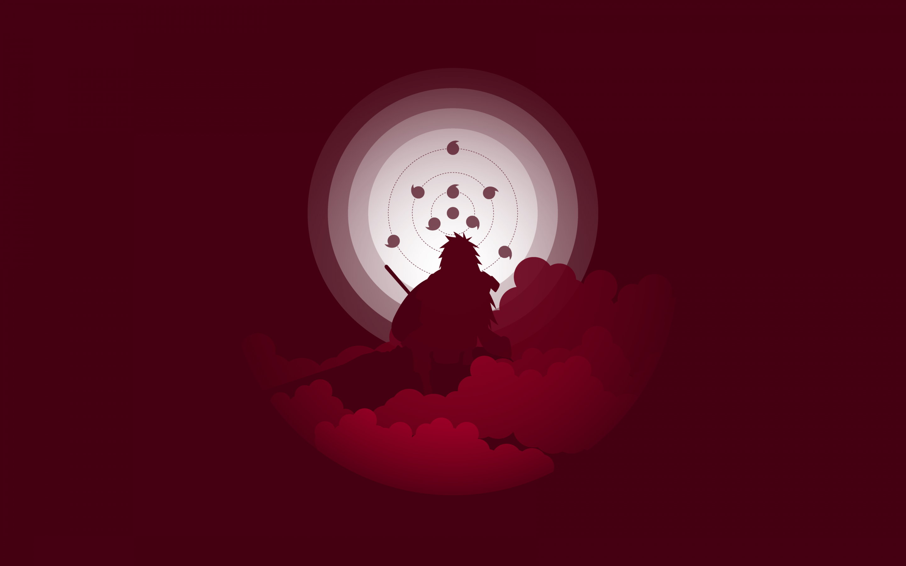 Madara Uchiha Wallpaper 4K, Minimalist