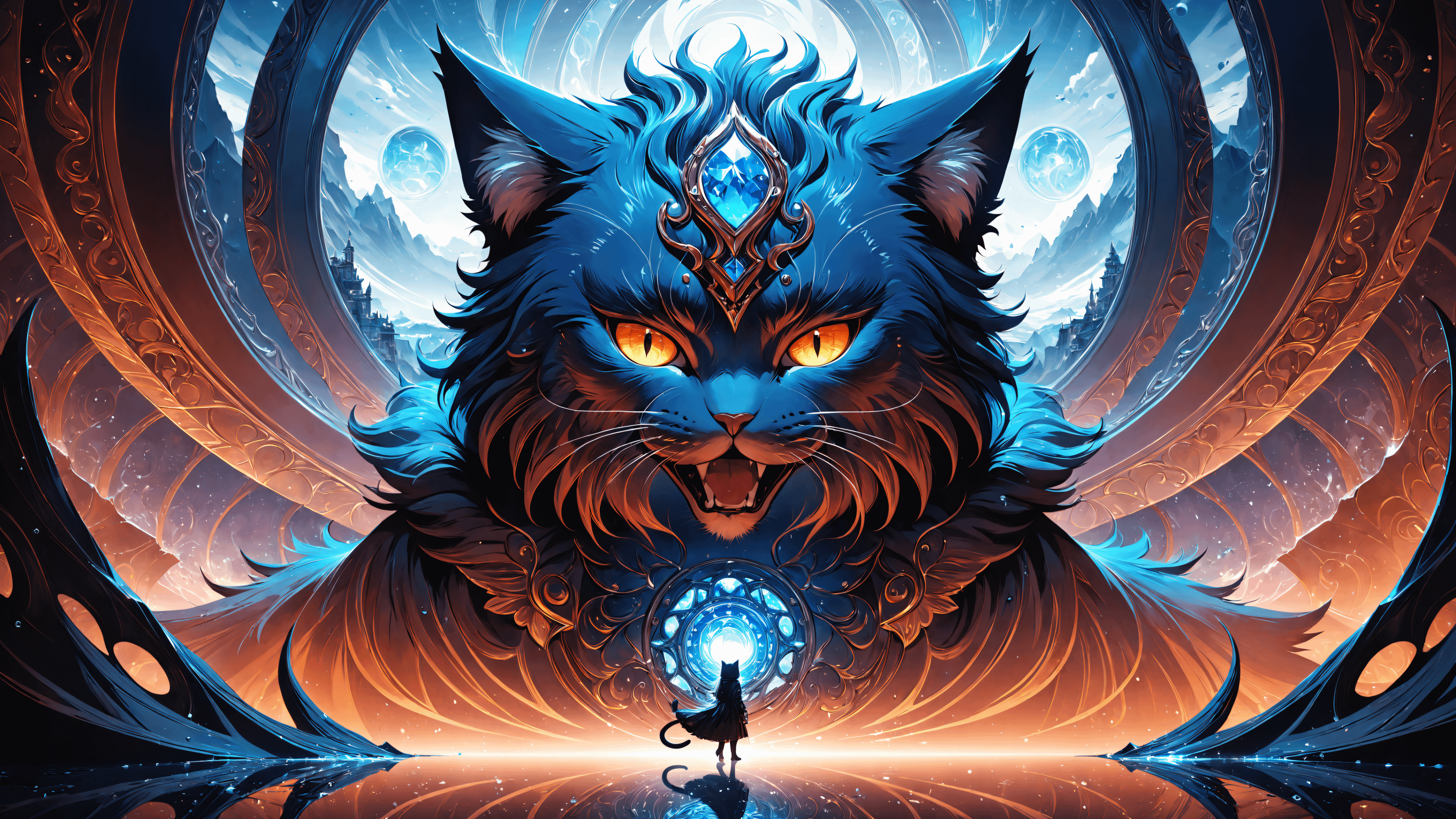 Dark Timeline Cats, 4k