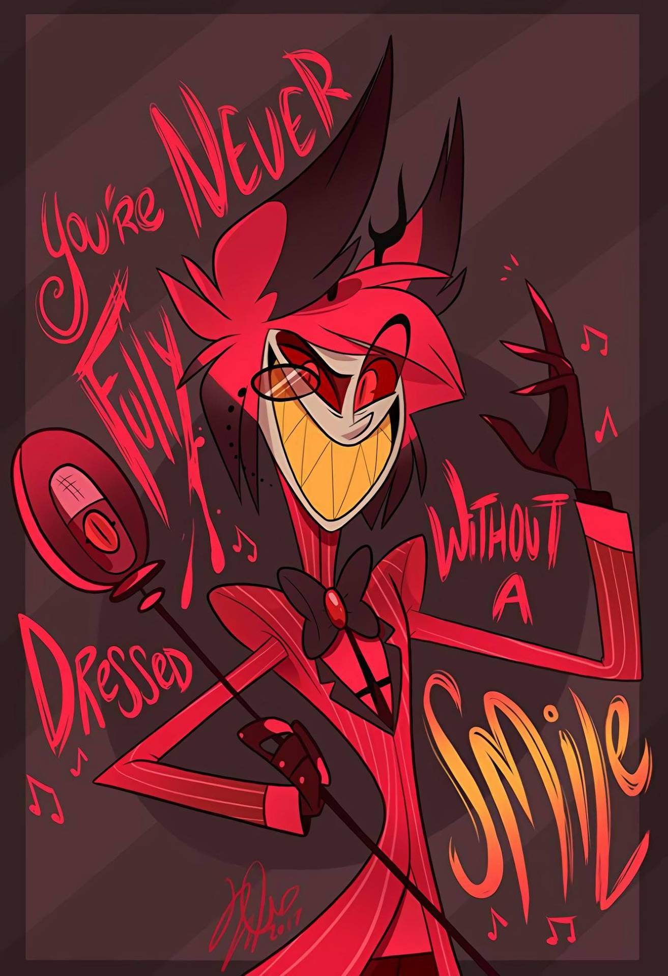 Alastor in Hazbin Hotel Wallpaper
