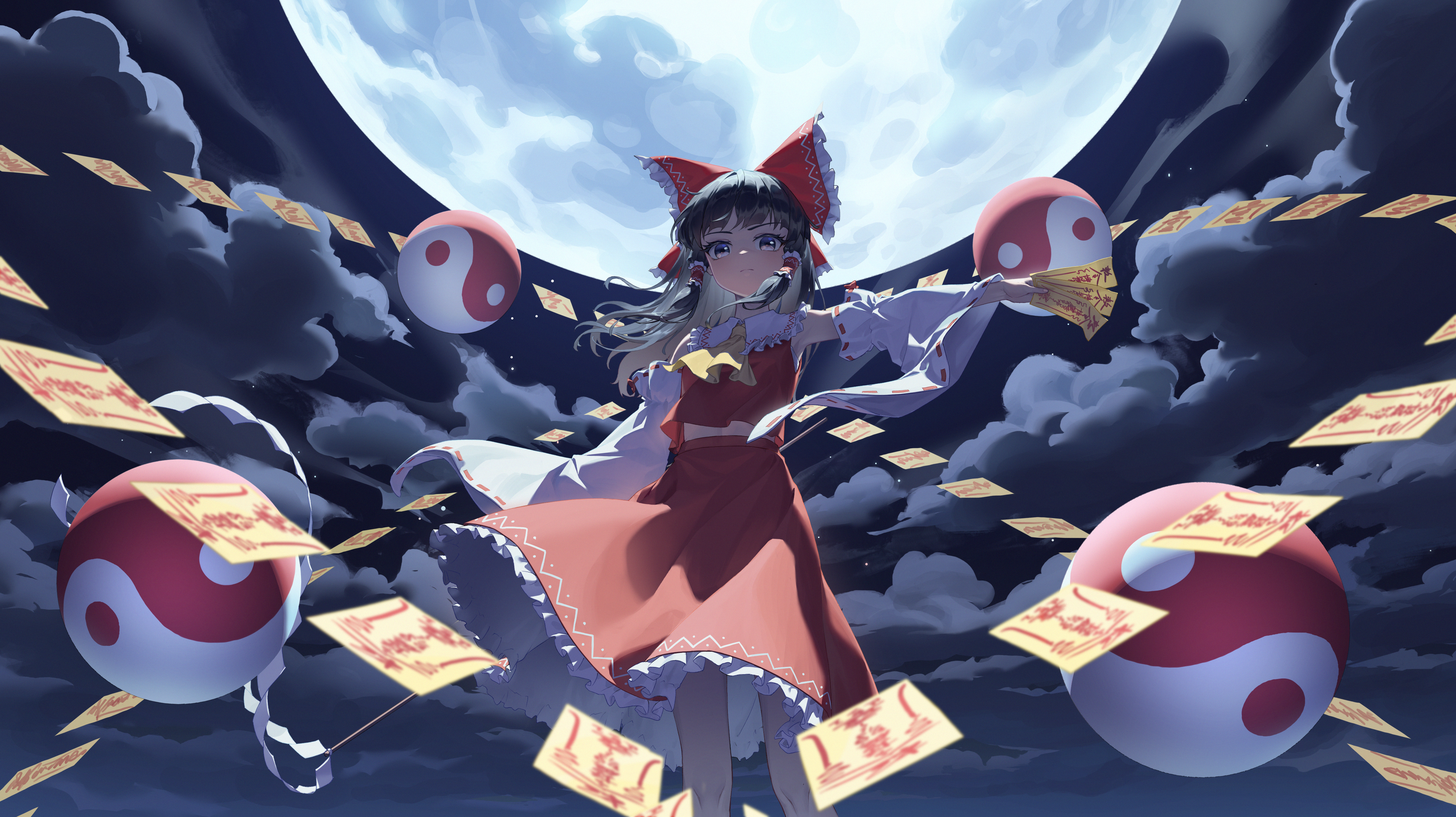 Anime Touhou 4k Ultra HD Wallpaper