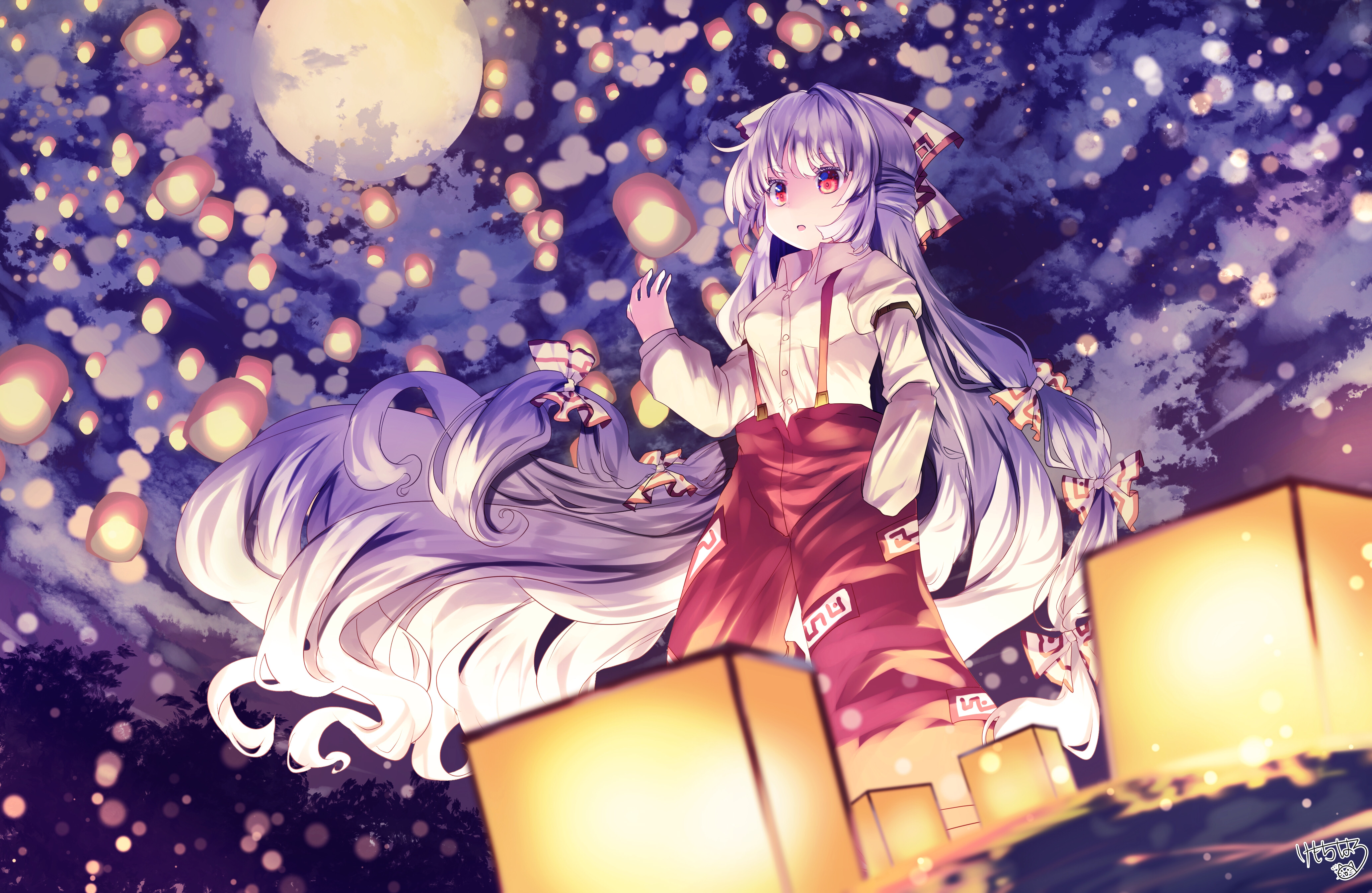 Anime Touhou 4k Ultra HD Wallpaper