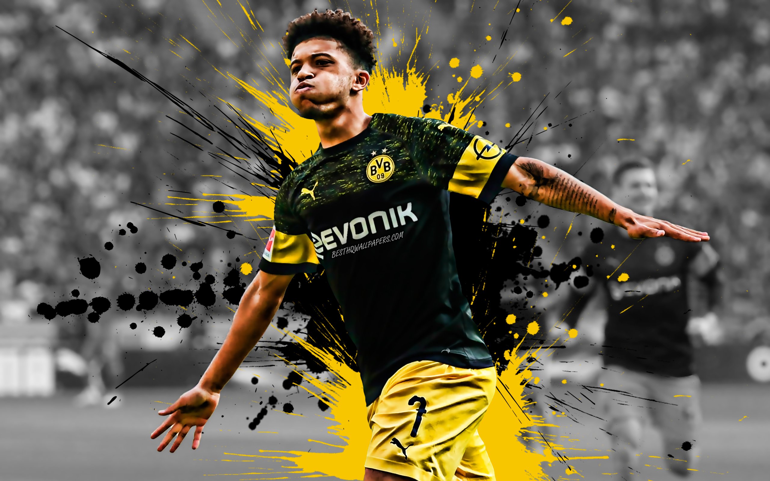 Download wallpaper Jadon Sancho, 4k