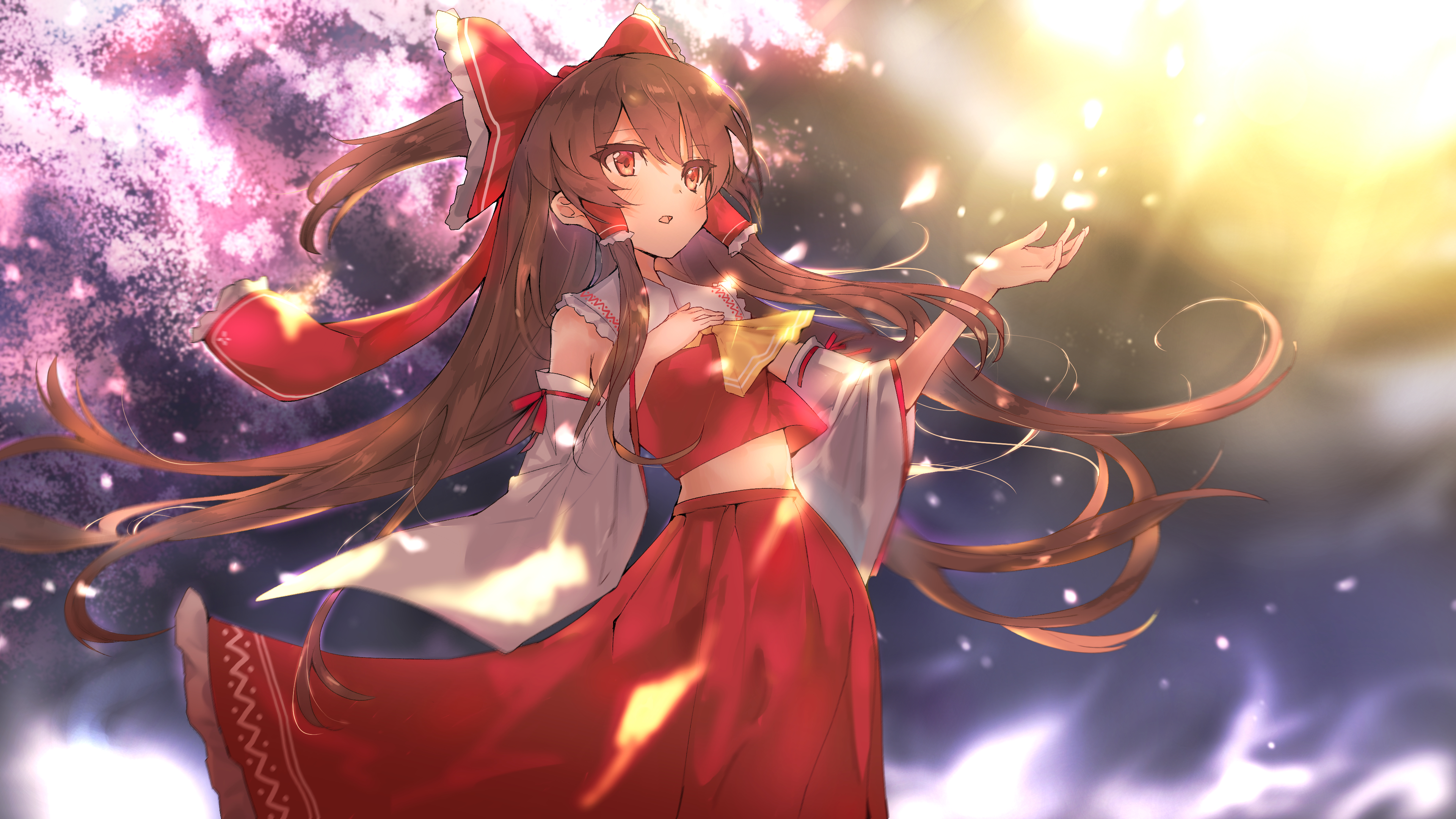Anime Touhou 4k Ultra HD Wallpaper