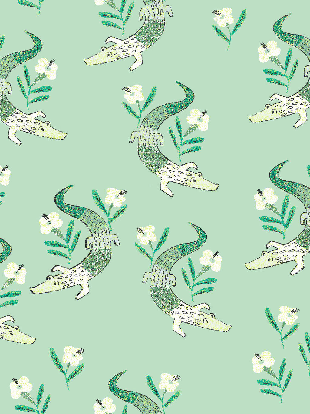 'Gator Garden' Wallpaper