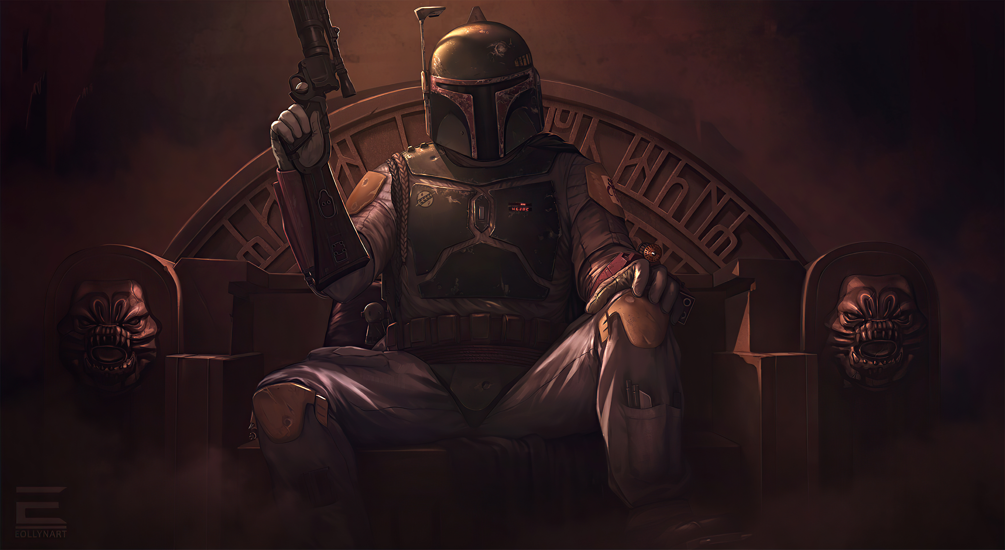 Star Wars Boba Fett 4k Wallpaper, HD