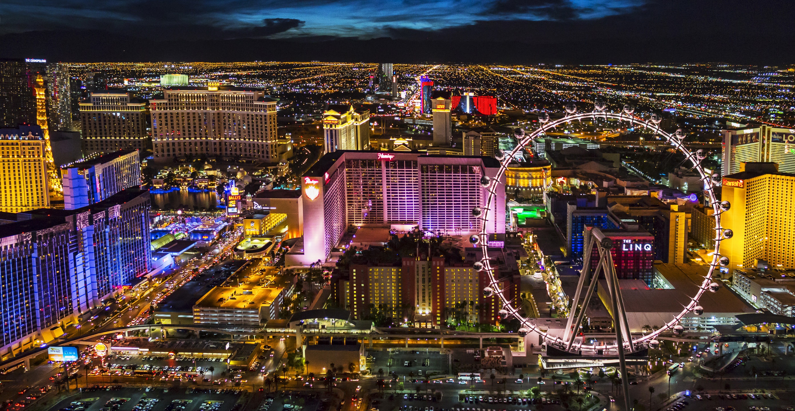Man Made Las Vegas HD Wallpaper