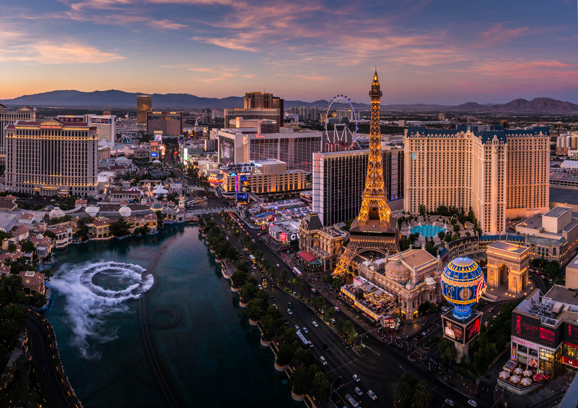 Man Made Las Vegas HD Wallpaper