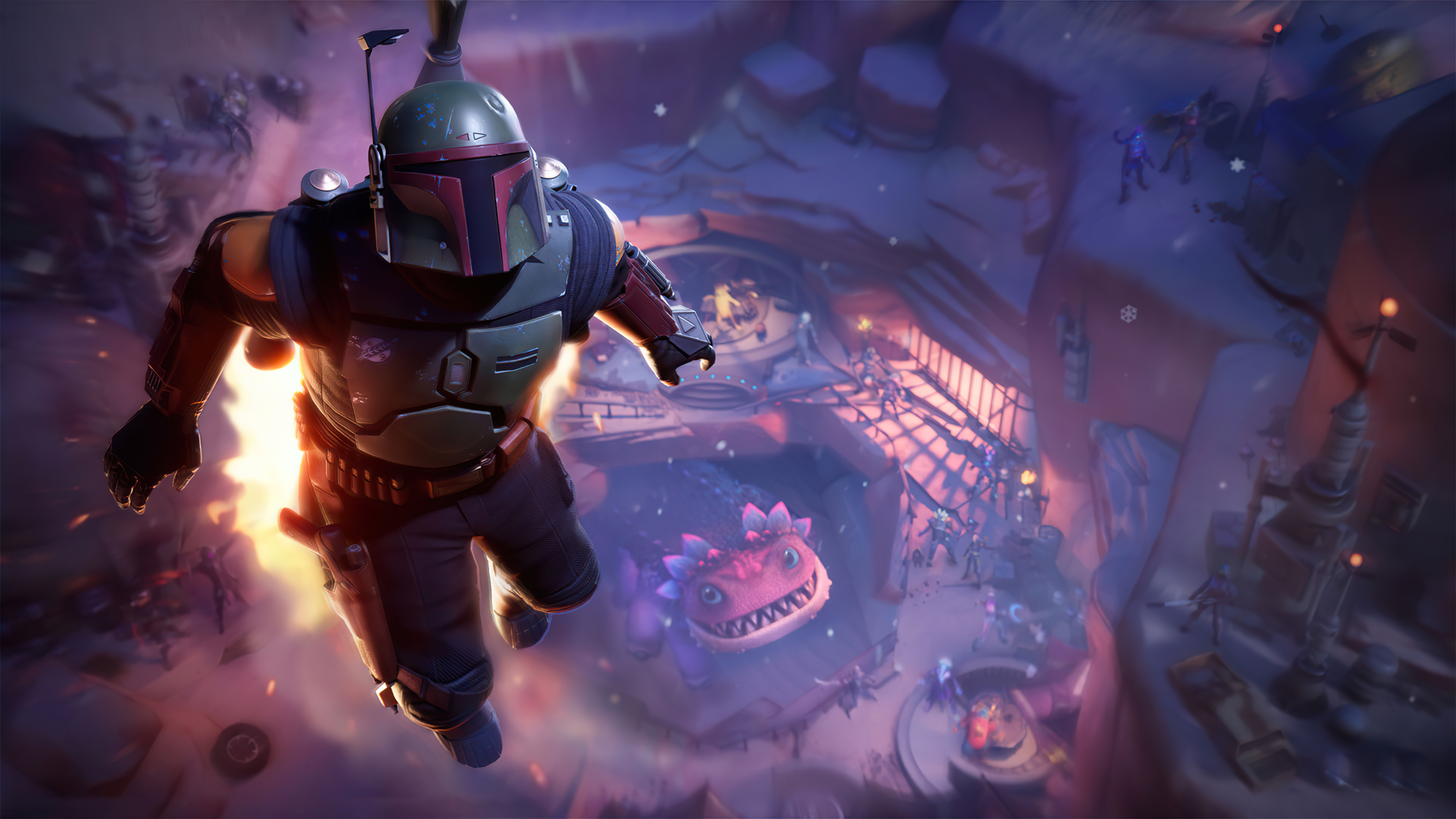 Fortnite Boba Fett 4k Wallpaper, HD