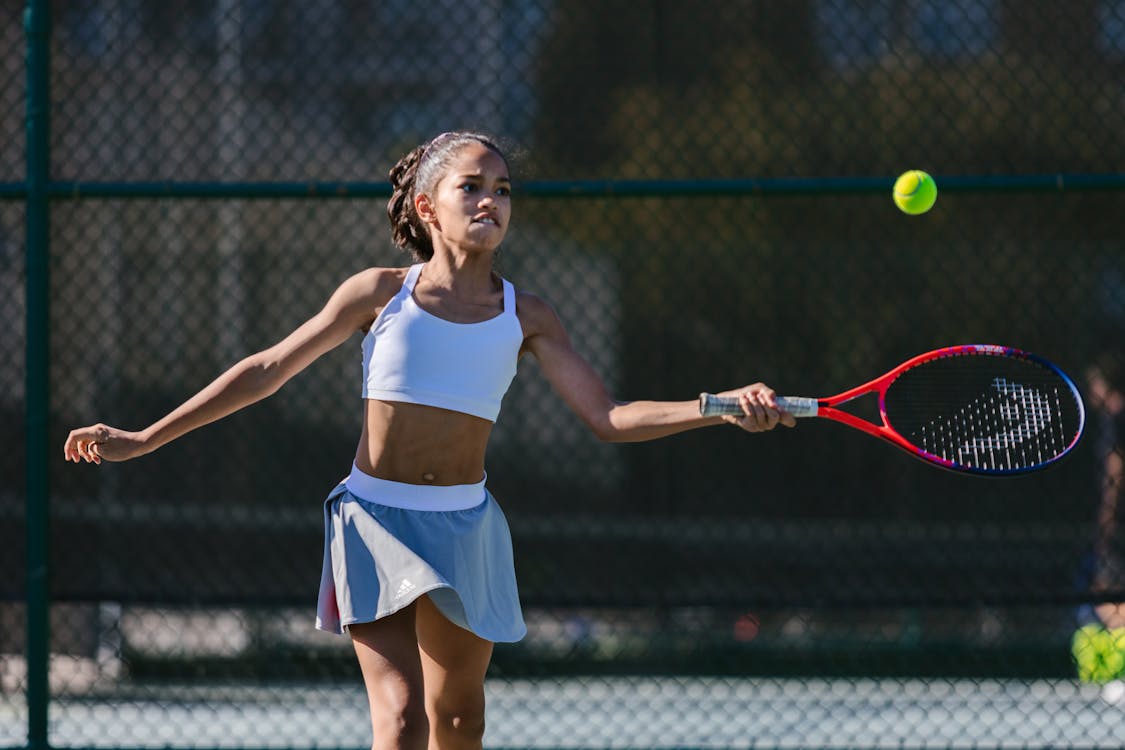 Girl Playing Tennis · Free