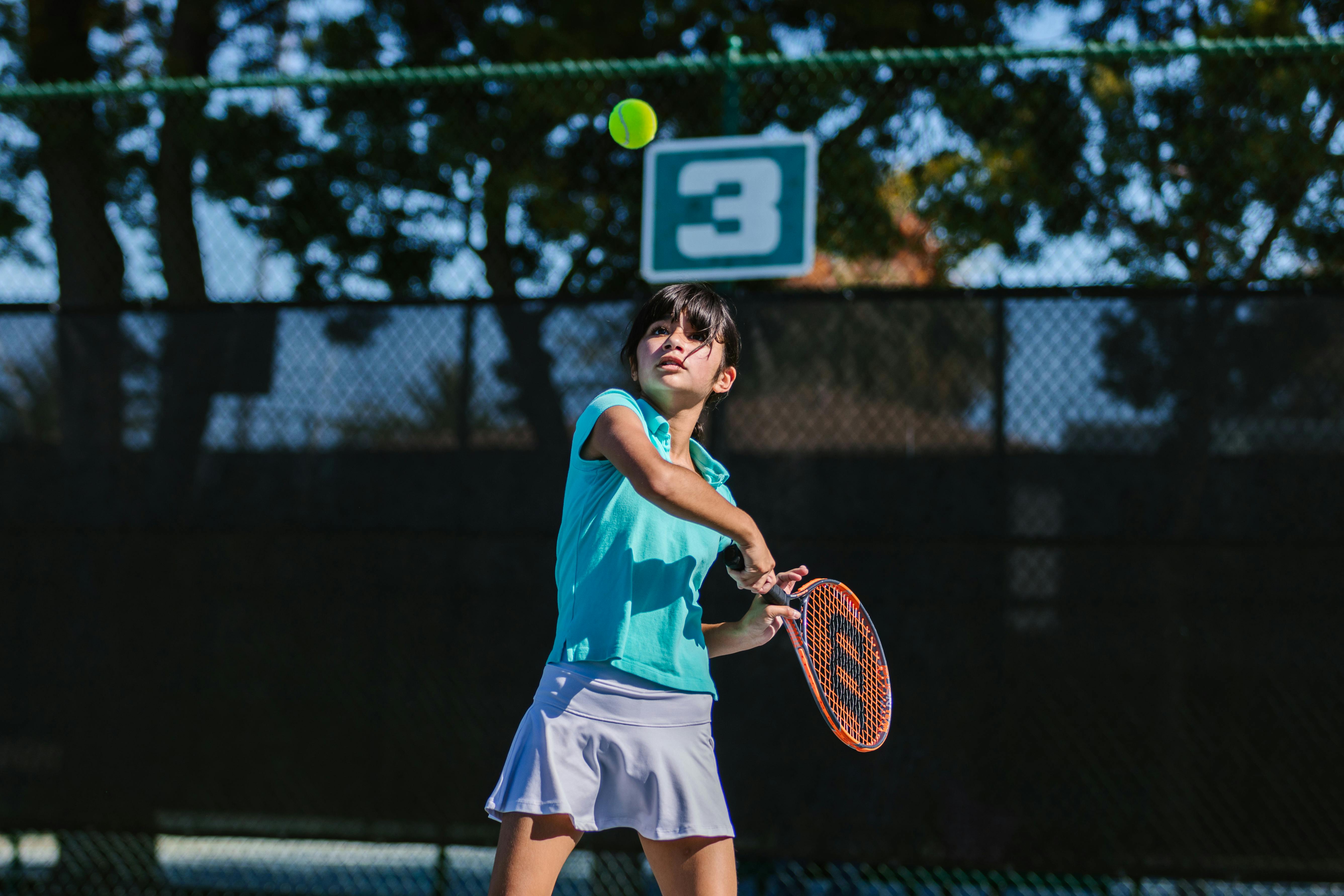 Girl Playing Tennis · Free