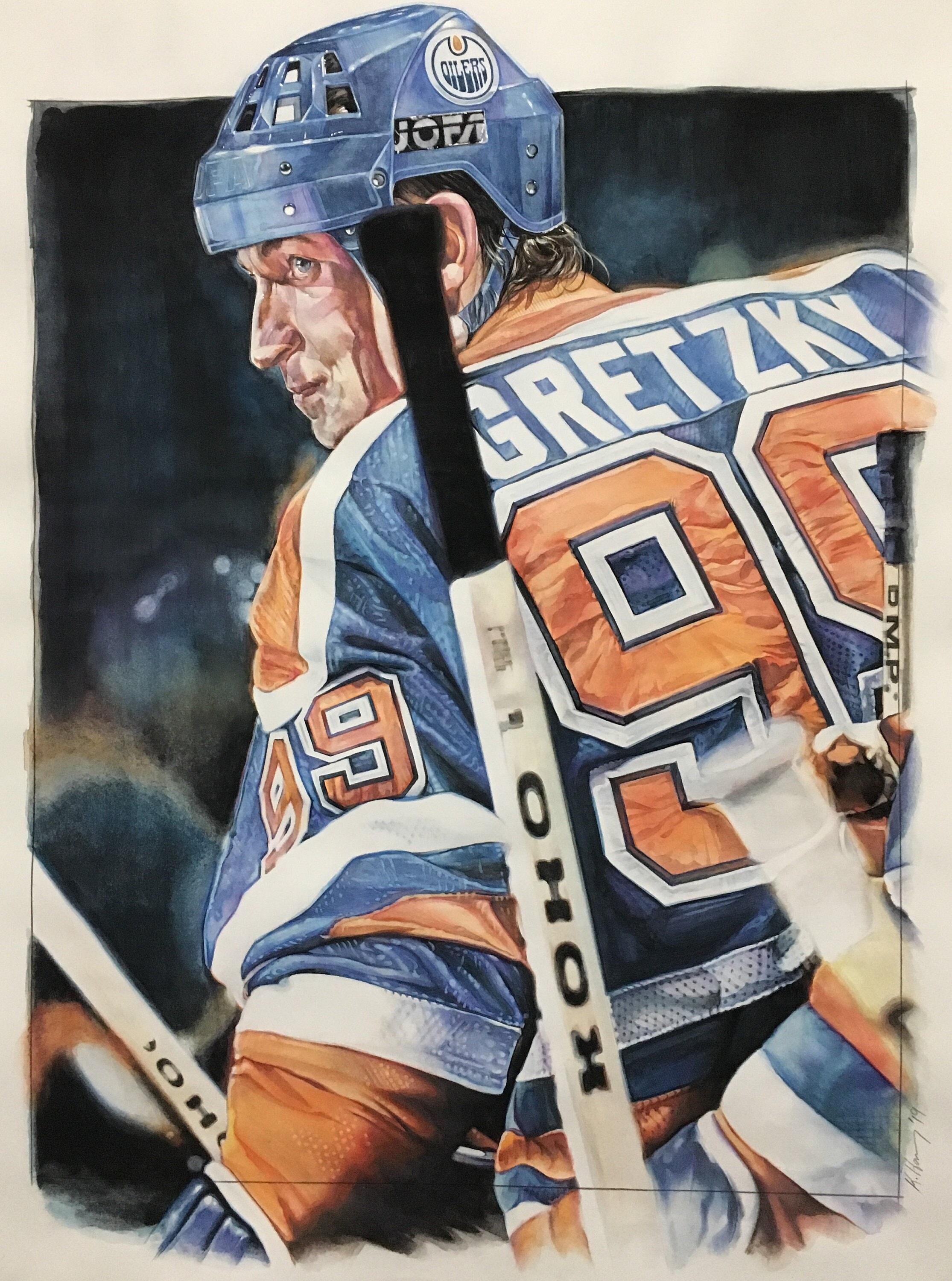 Wayne Gretzky// Edmonton Oilers