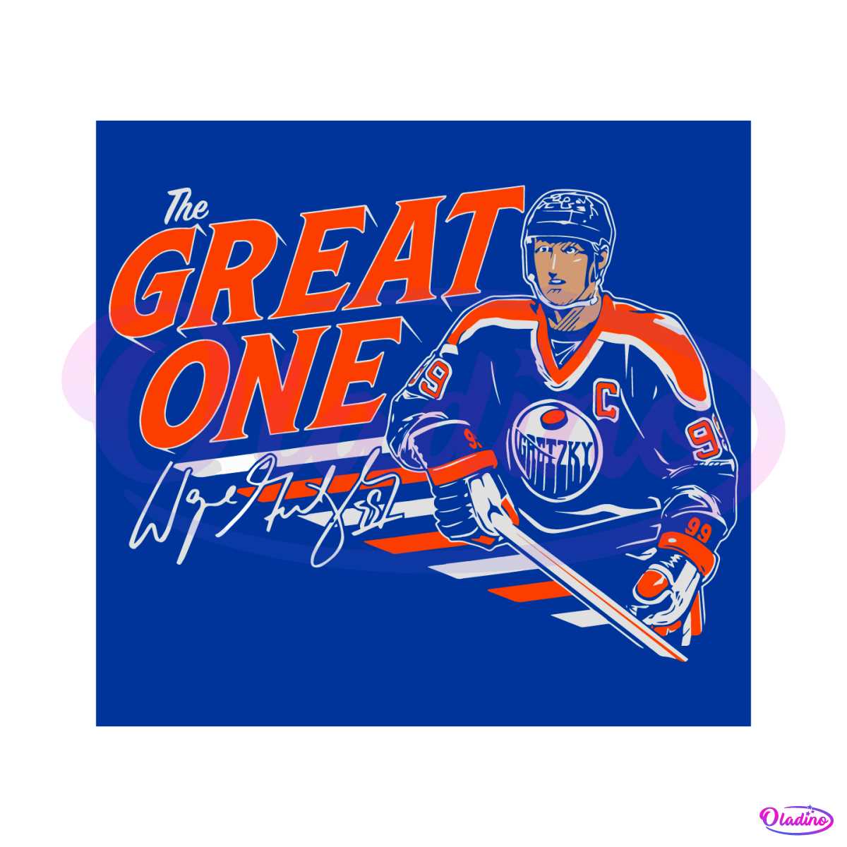 Wayne Gretzky The Great One Svg Graphic