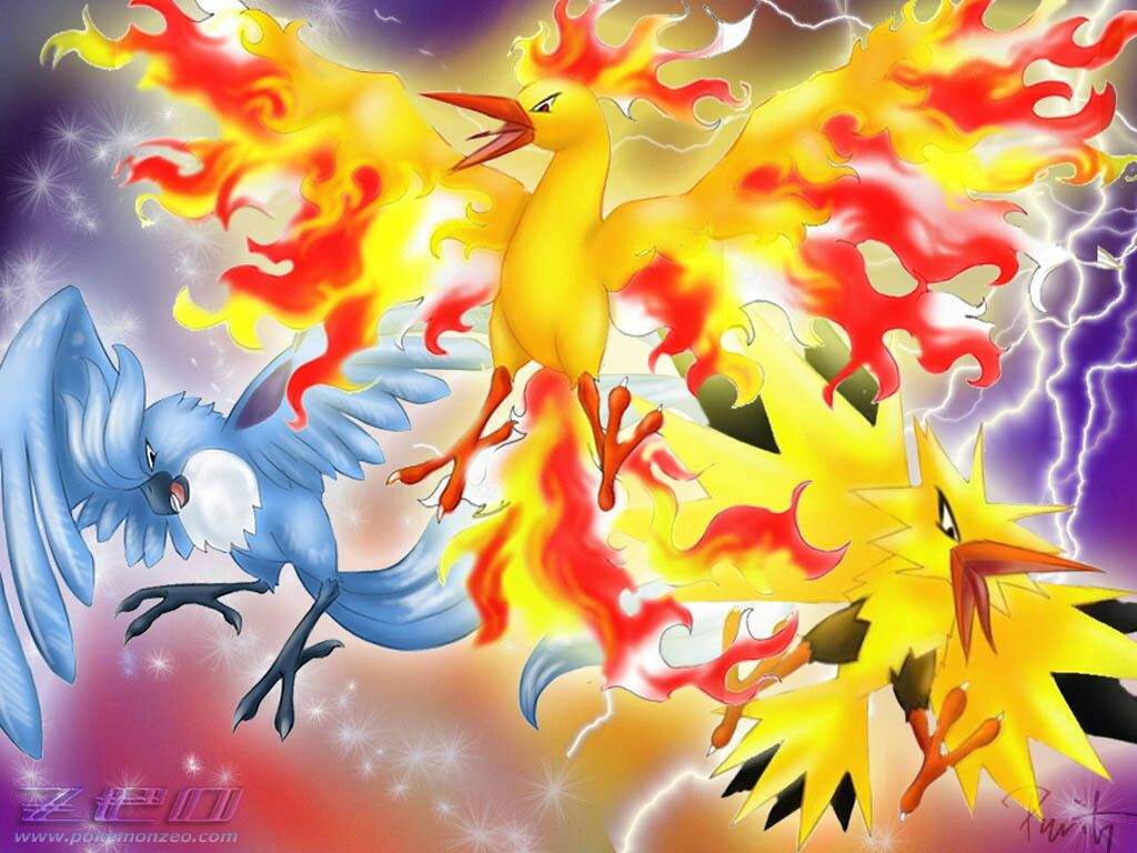 Legendary birds wallpaper. Pokémon Amino