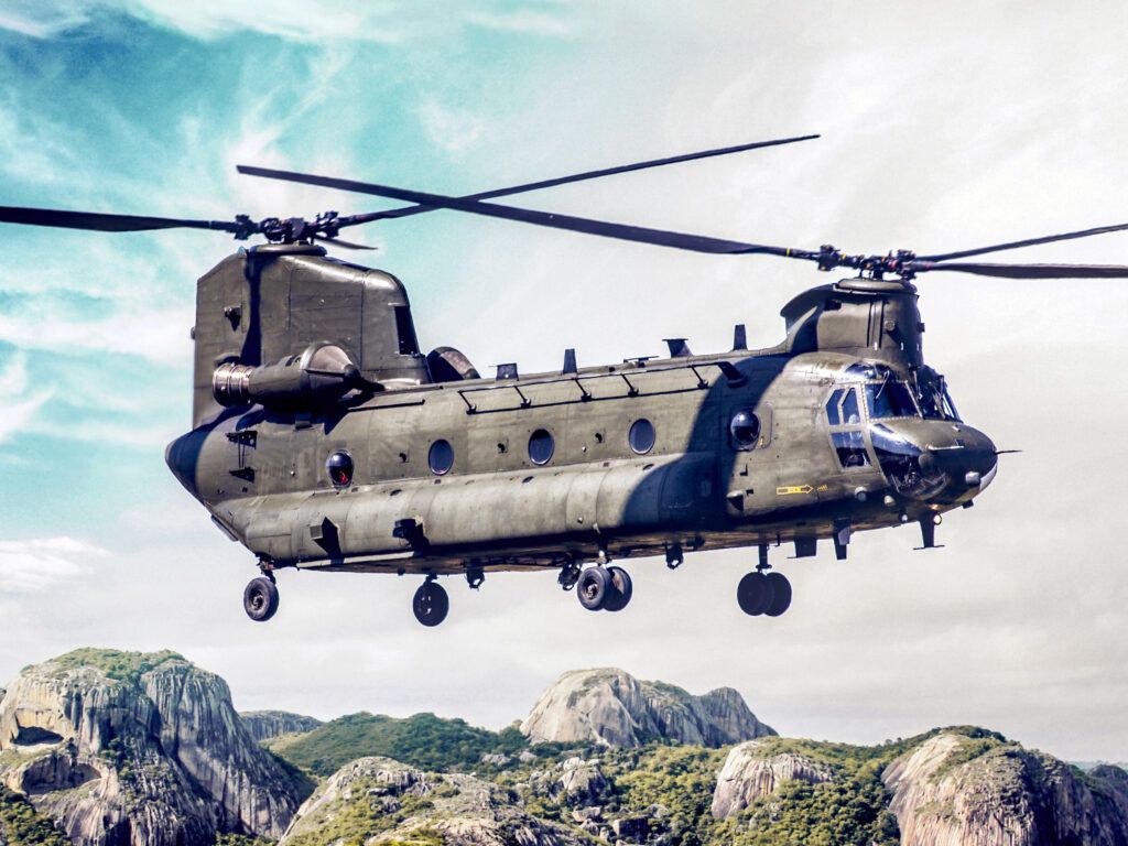 Boeing Chinook CH47 (Quantity 4). Air