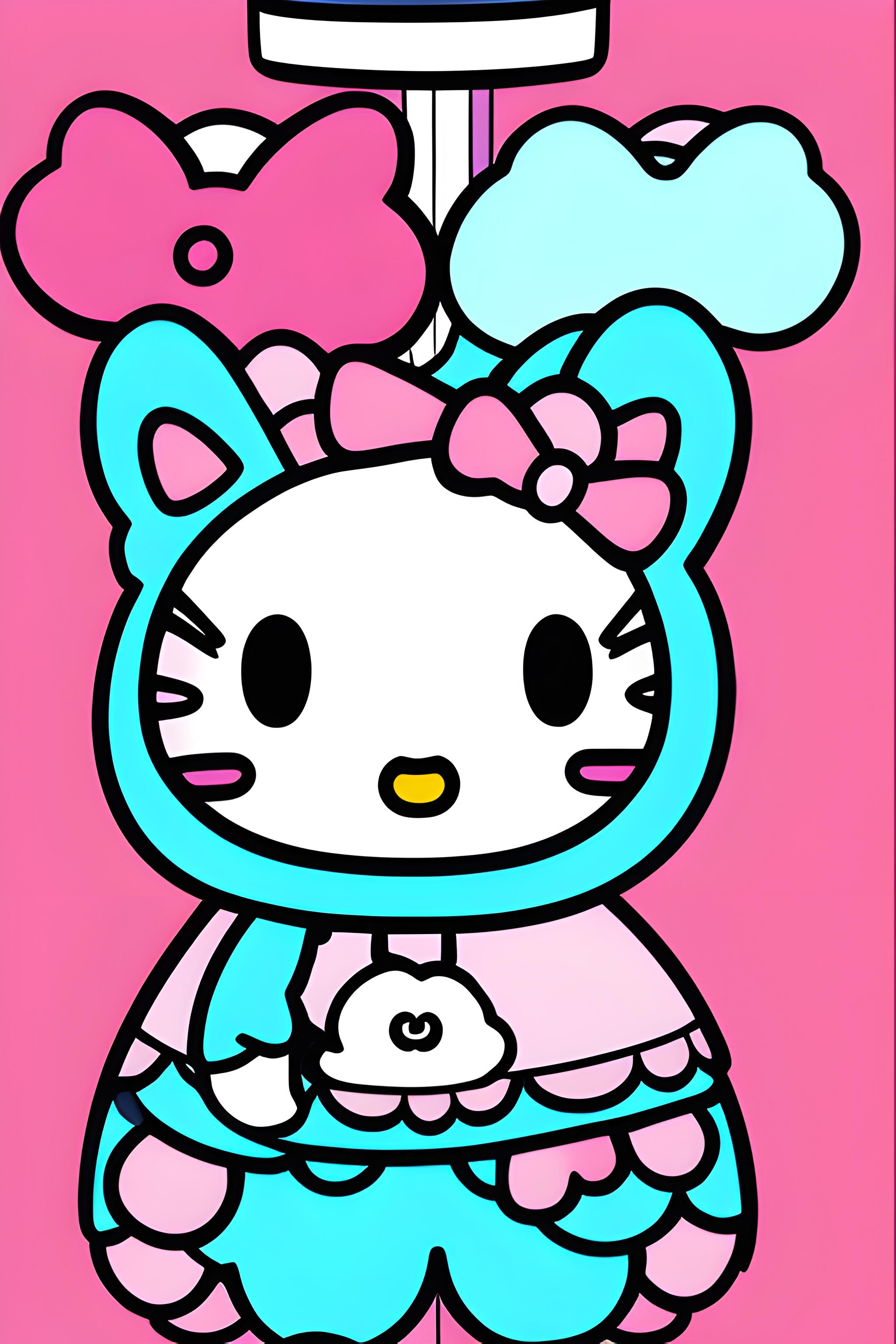 Pink sanrio matching coquette cute