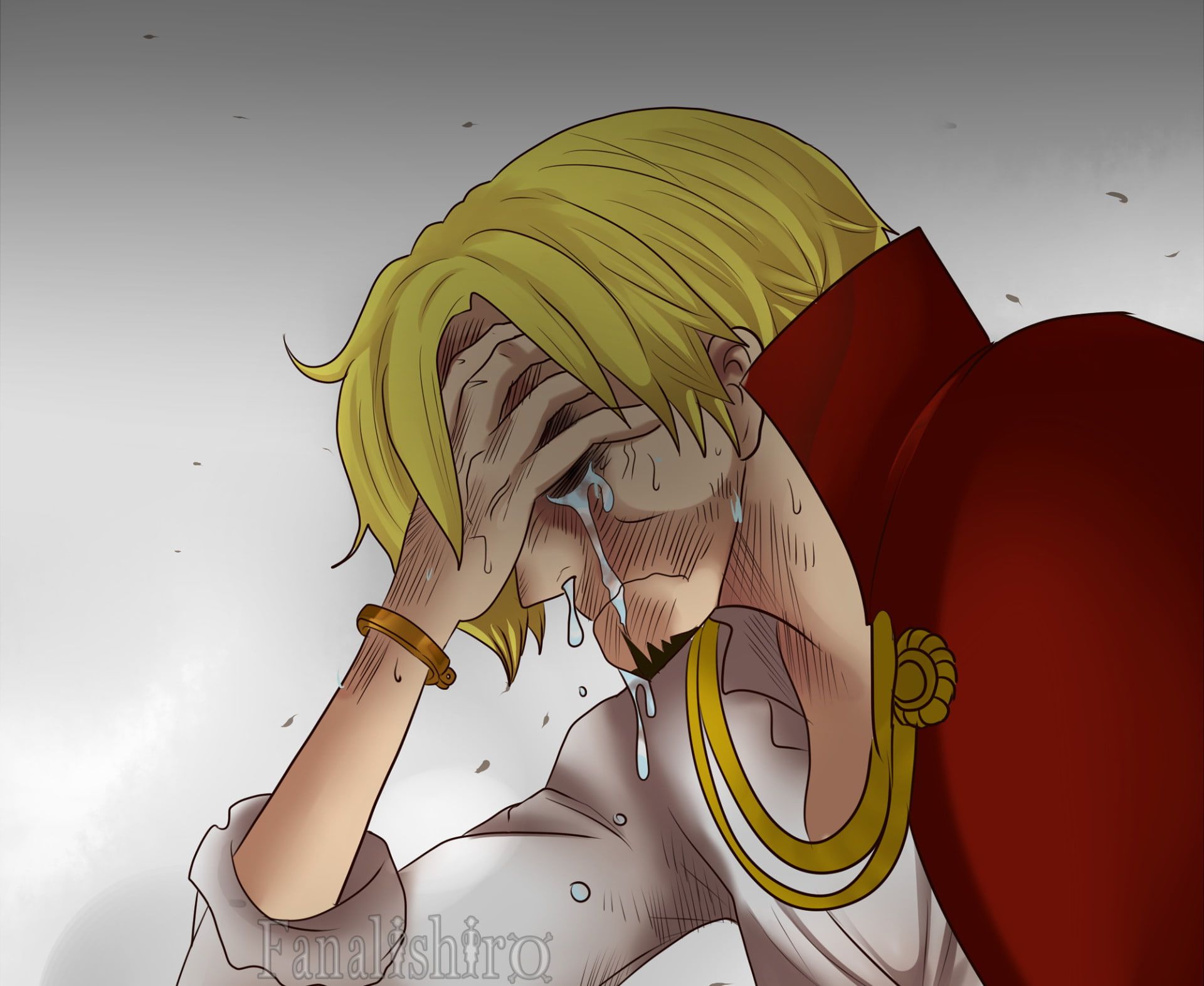 One Piece #Blonde #Boy #Crying Sanji