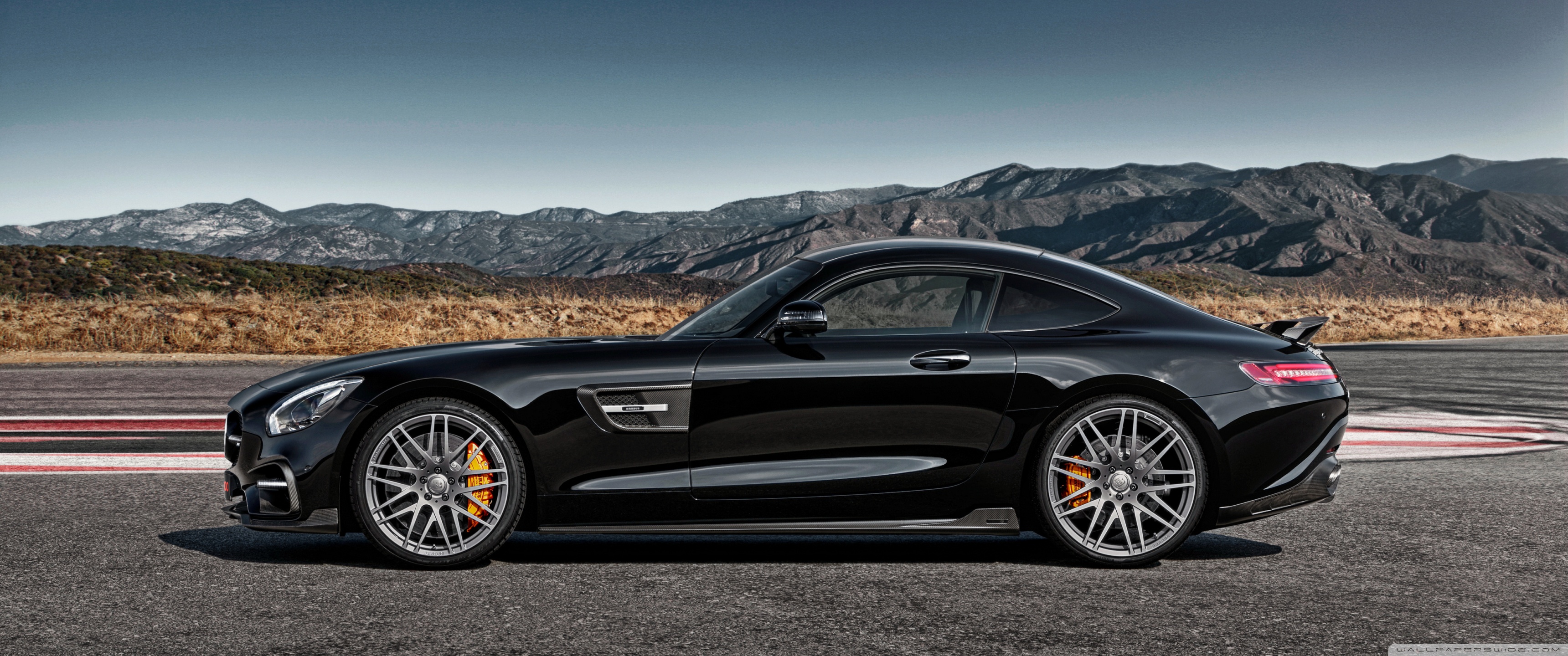 Black Mercedes Benz SLS AMG Ultra HD