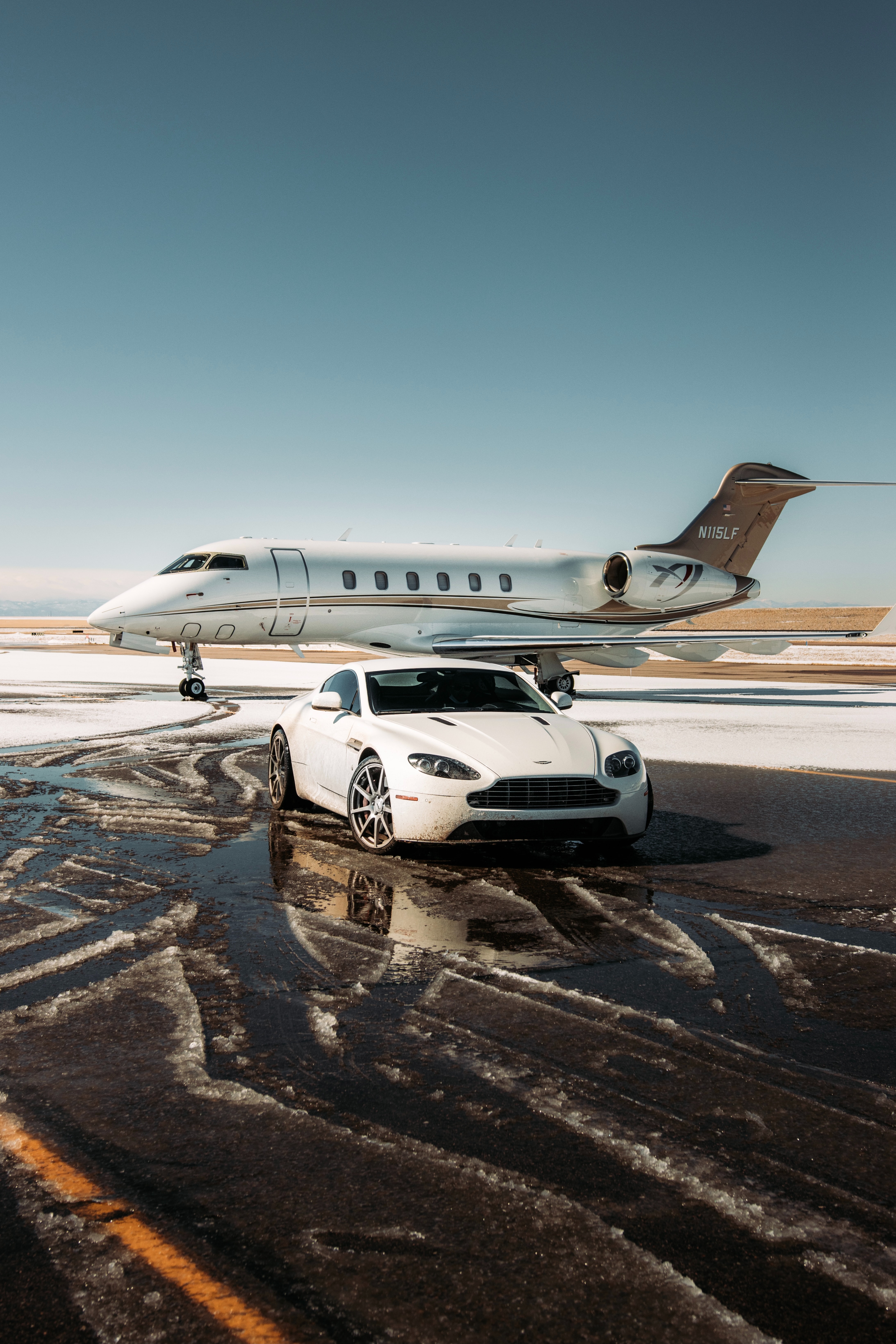 Aston Martin, Car, Plane, Airplane