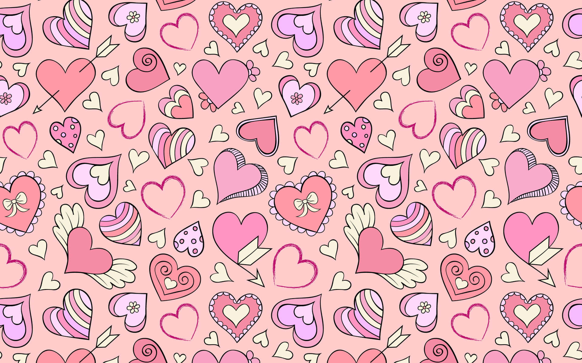 Download Love Filled Aesthetic Heart