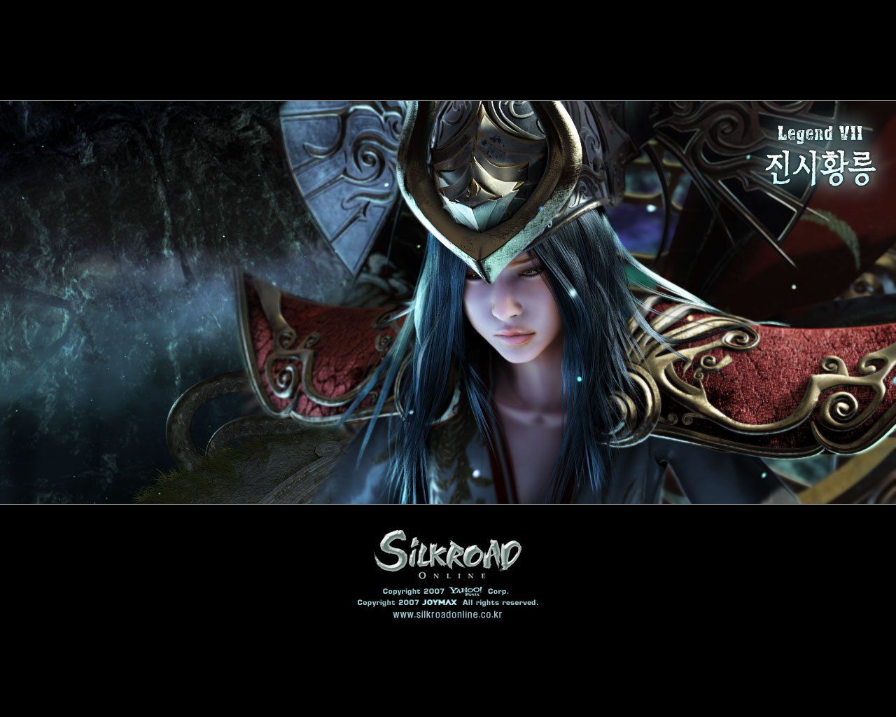 Anime character with long black hair
