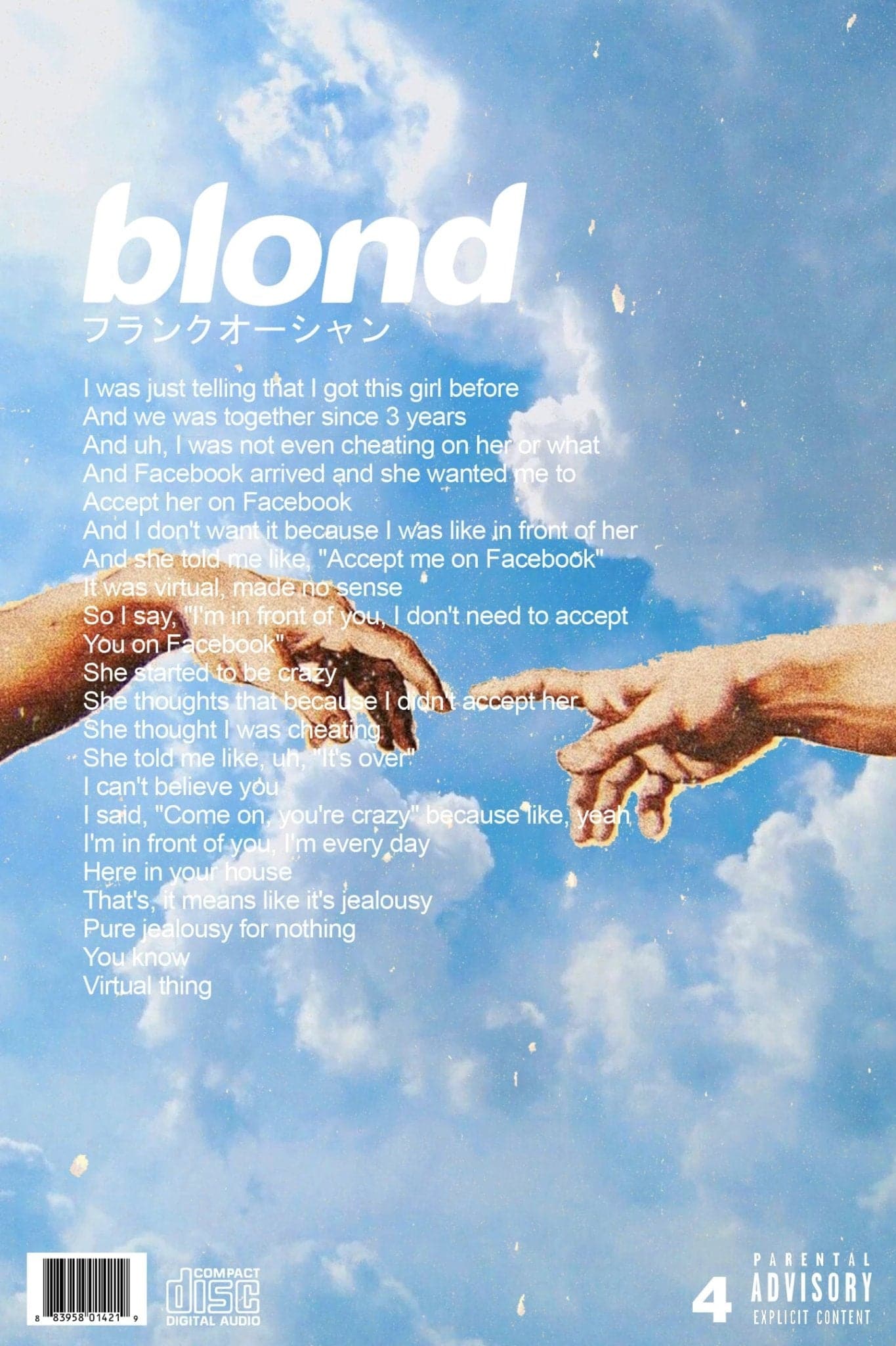 Frank Ocean 'Be Yourself' Blond Album