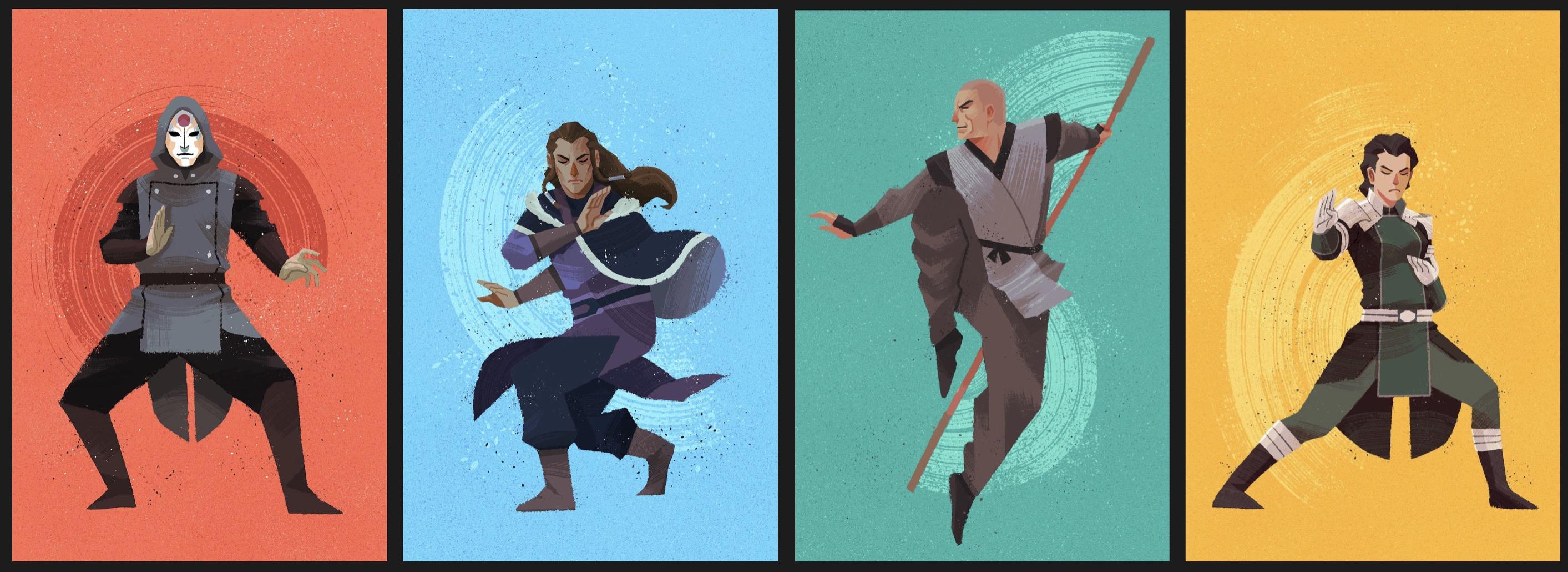 fan art of Korra's awesome villains
