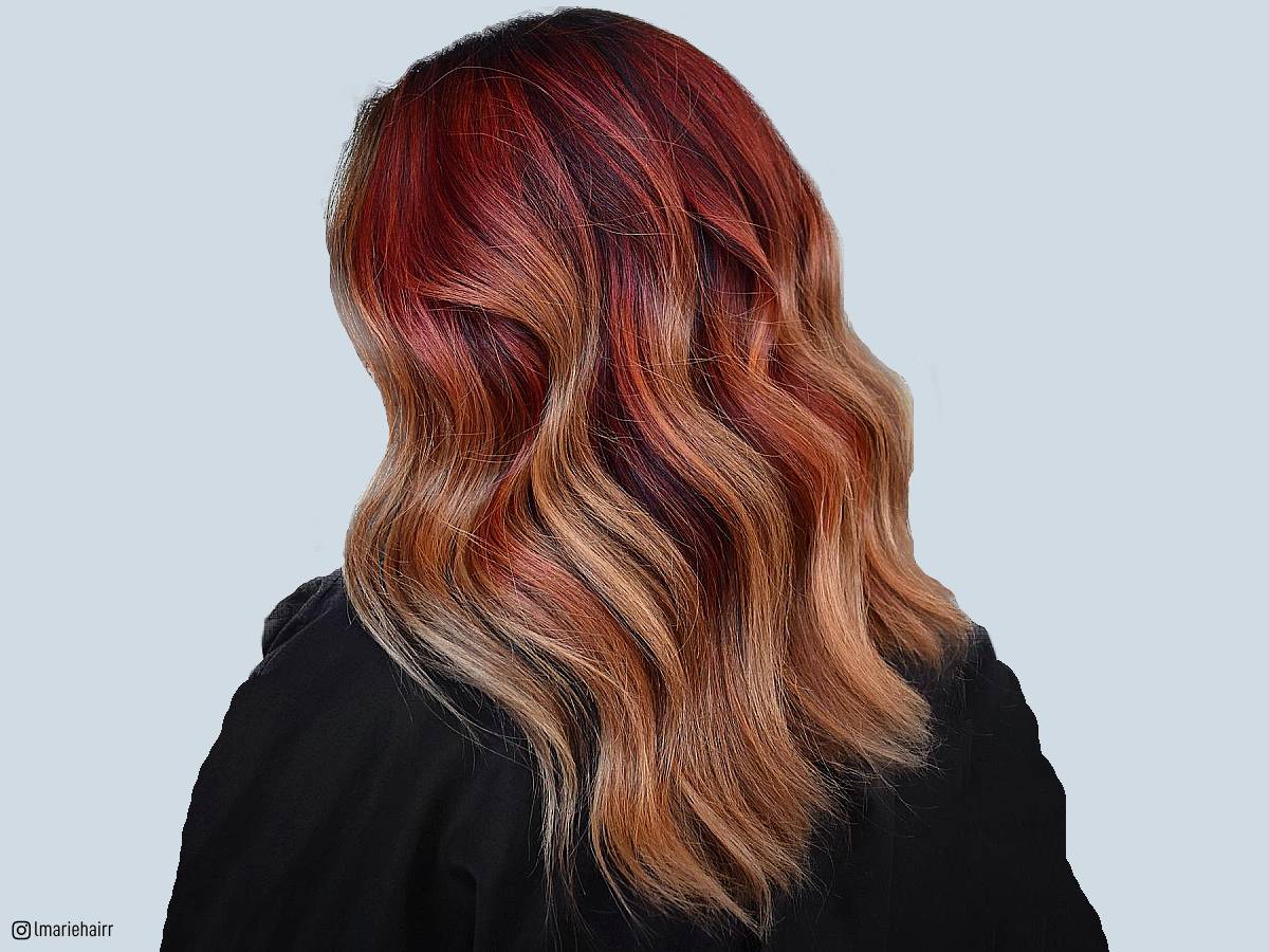Best Red and Blonde Hair Color Ideas