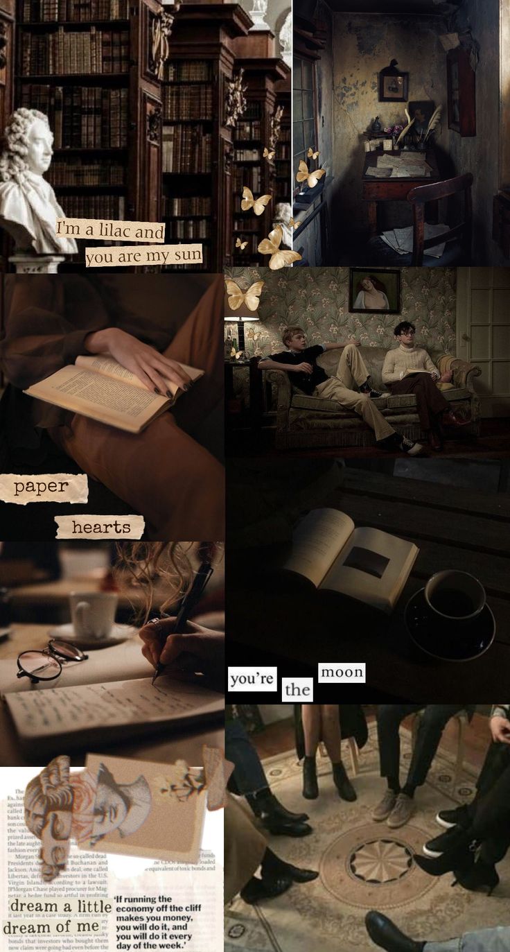 Dark academia wallpaper, Aesthetic