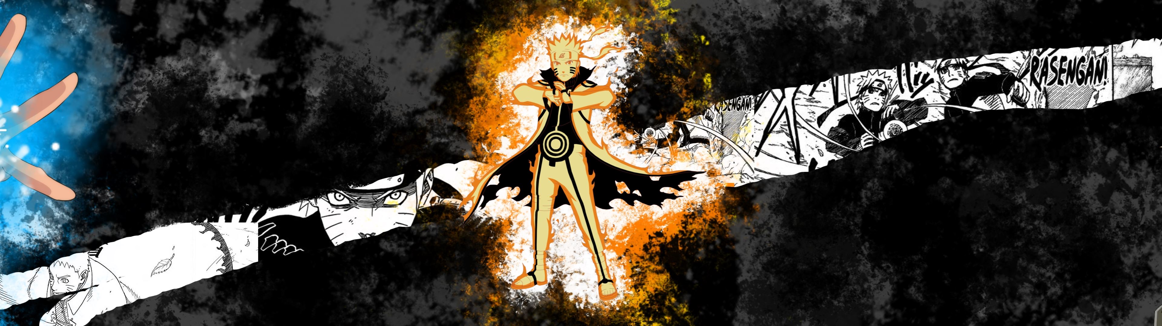 NARUTO Manga Triple Monitor Wallpaper