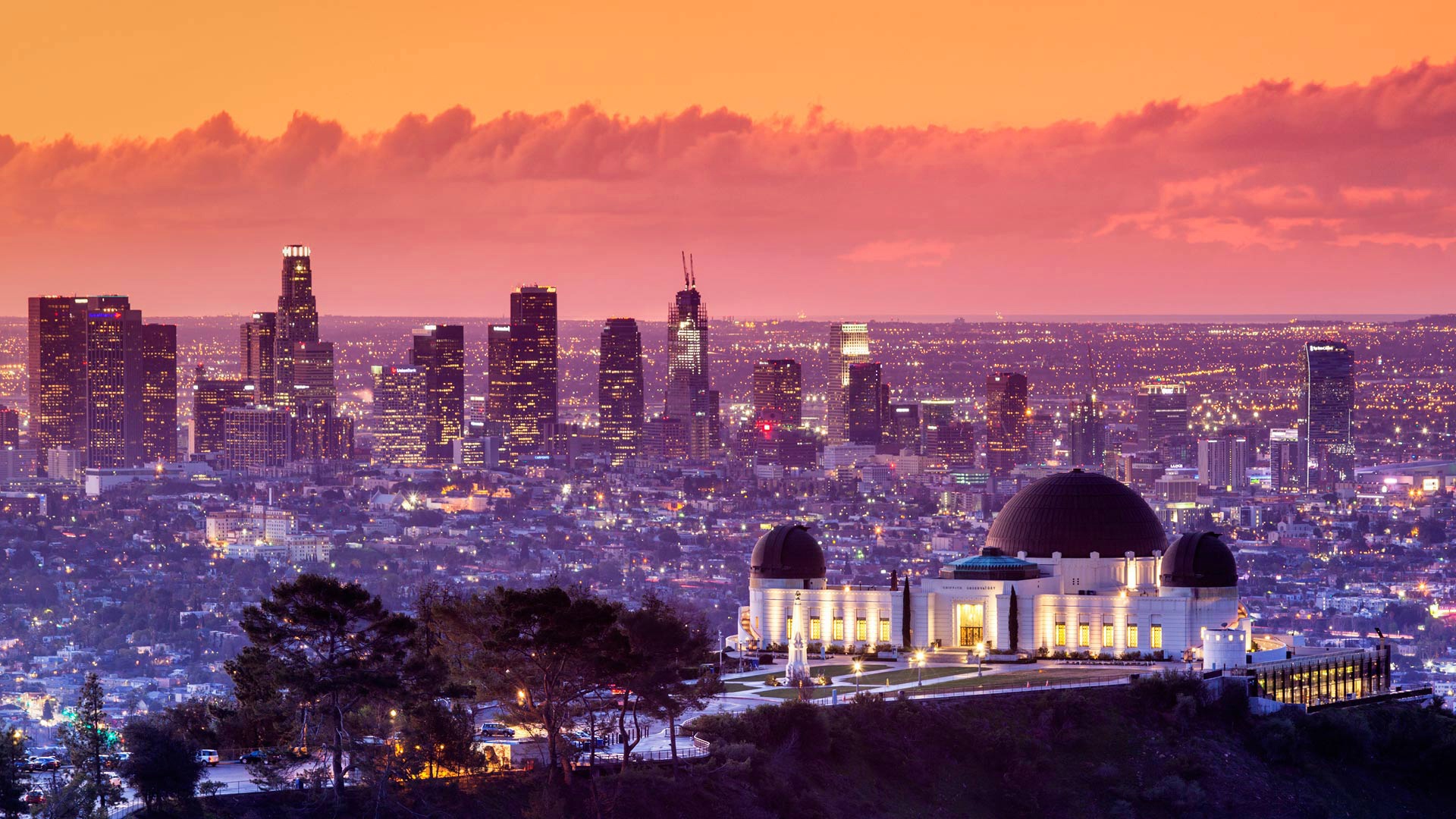 Man Made Los Angeles HD Wallpaper