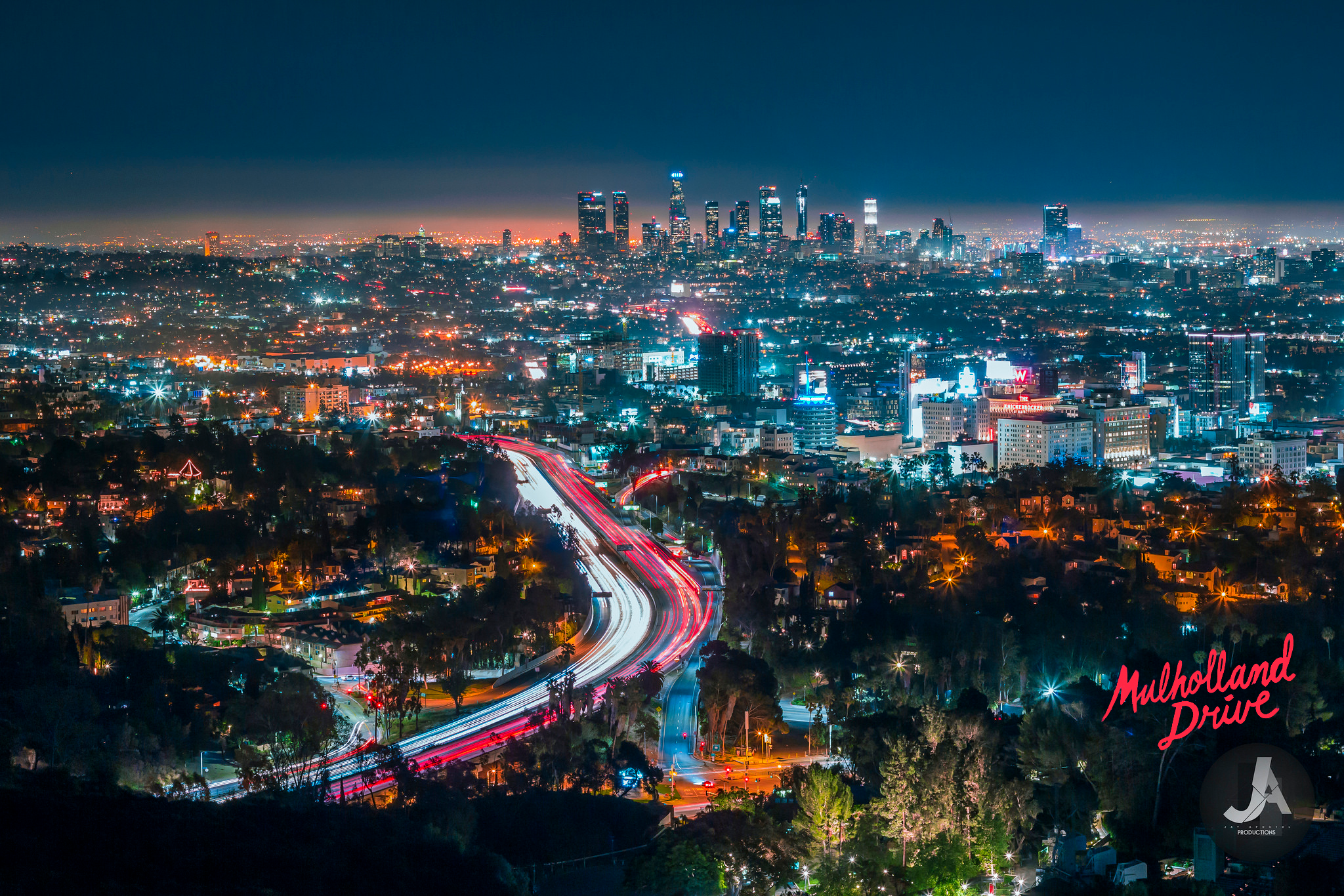 Man Made Los Angeles HD Wallpaper