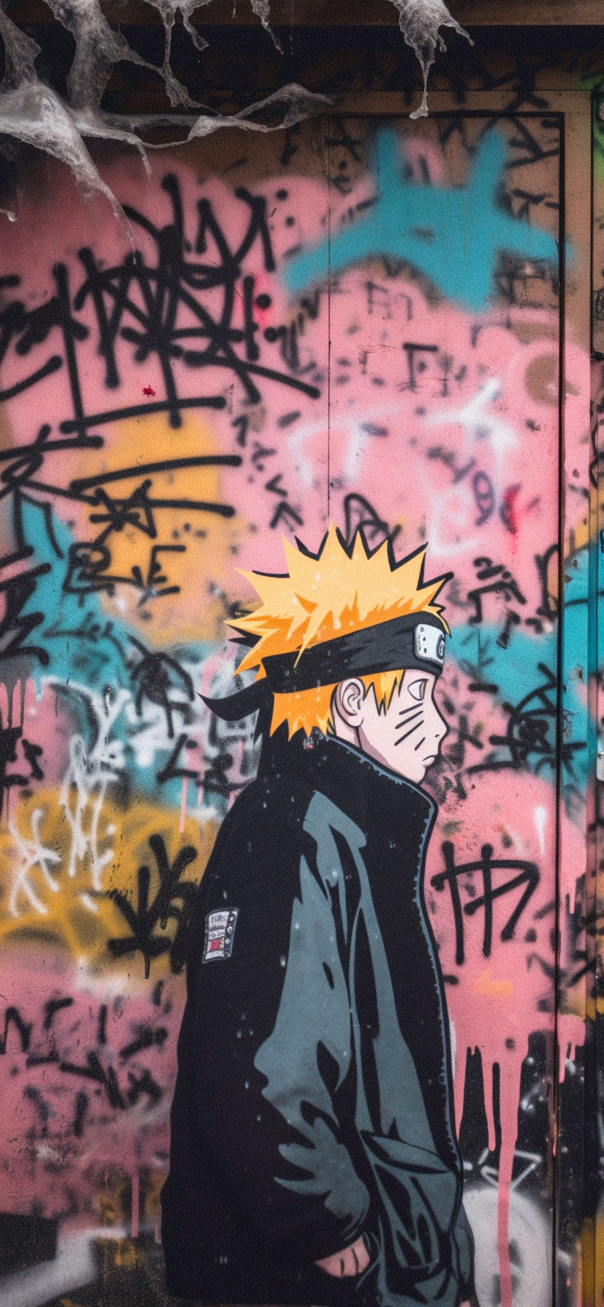 Naruto x Banksy Aesthetic Art
