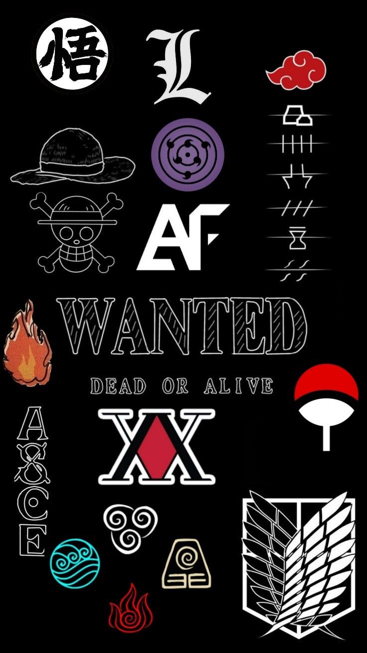 all anime logo wallpapres. Graffiti