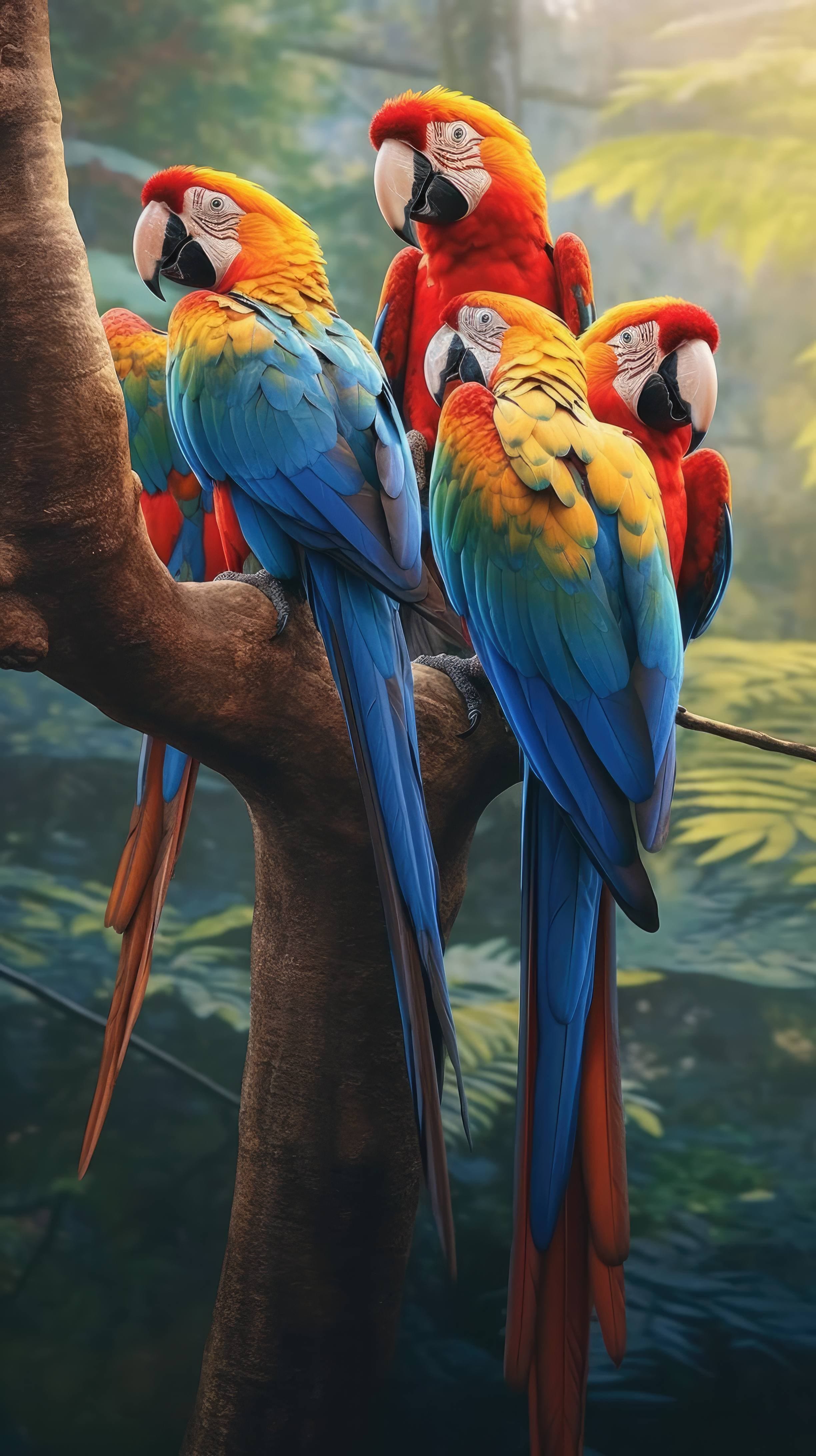 Free AI art image of birds