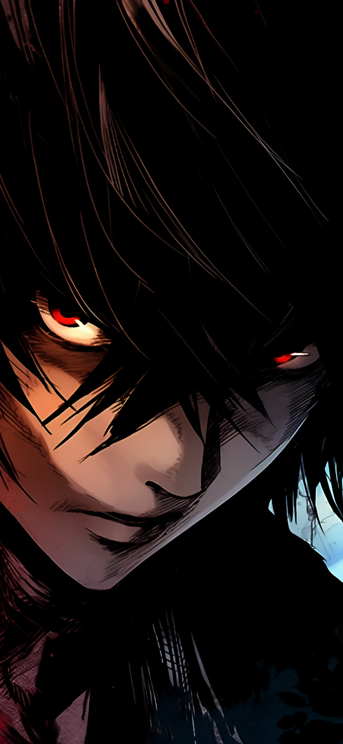 Death Note L Vintage Art Wallpaper
