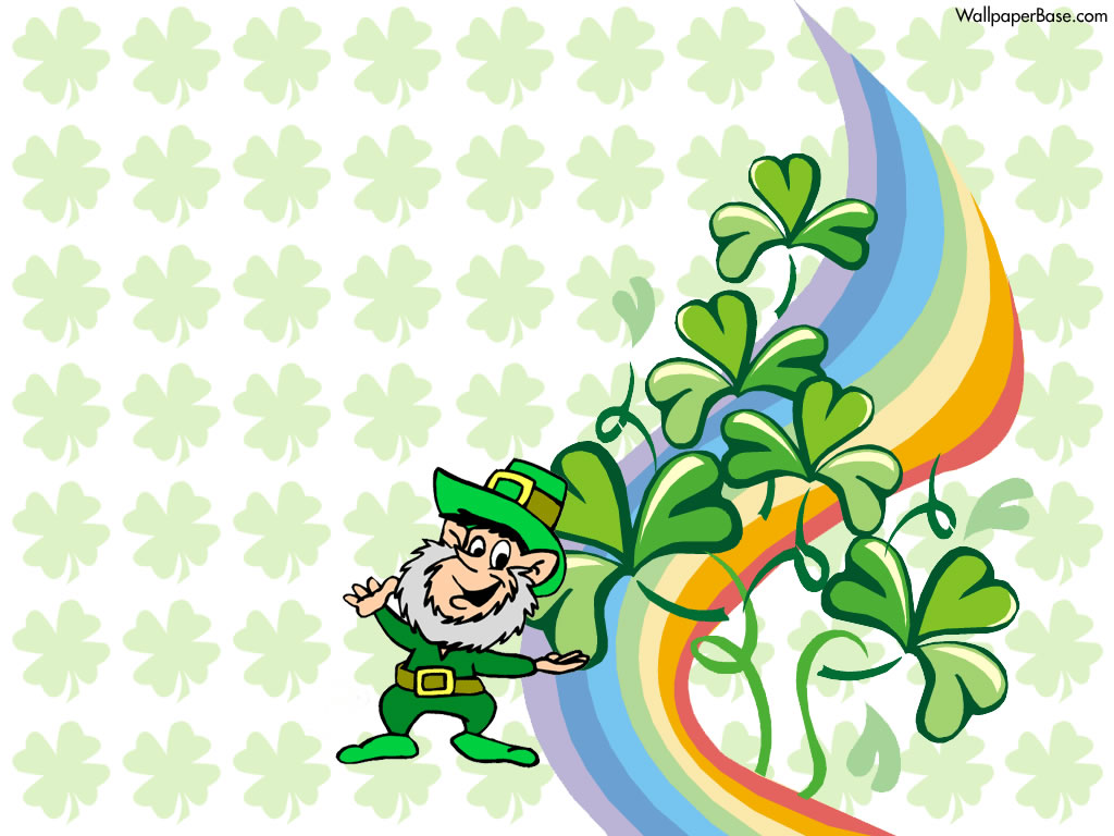 st patricks day leprechaun background