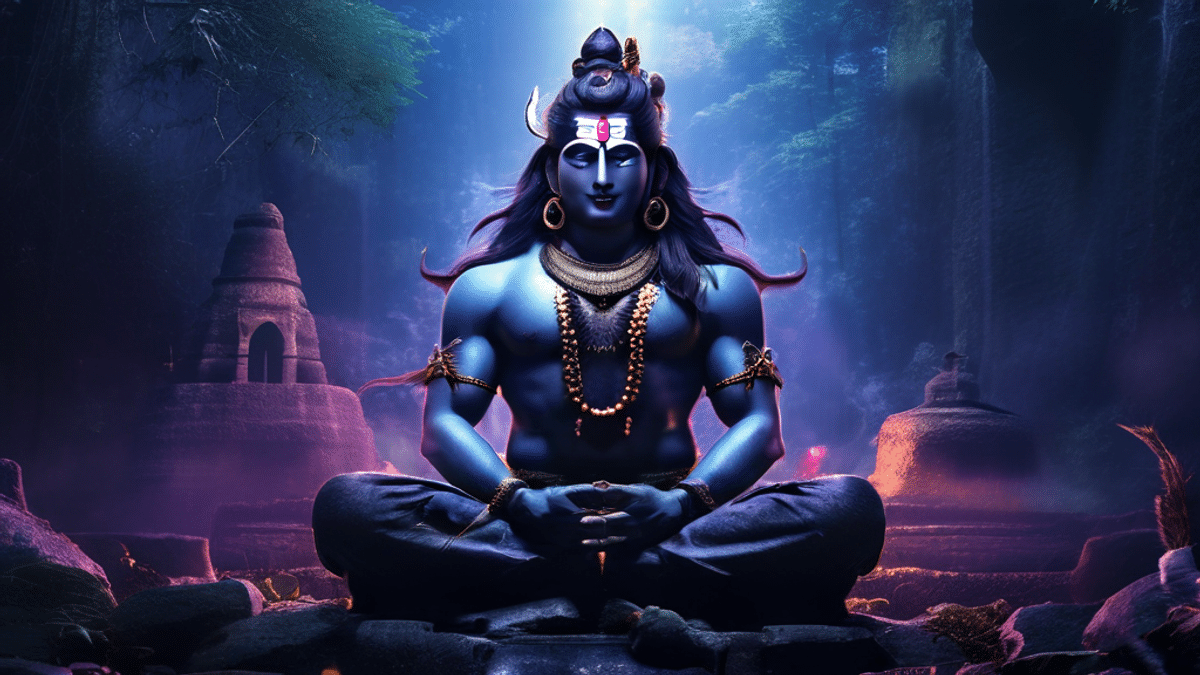 Stunning AI image of Lord Shiva to