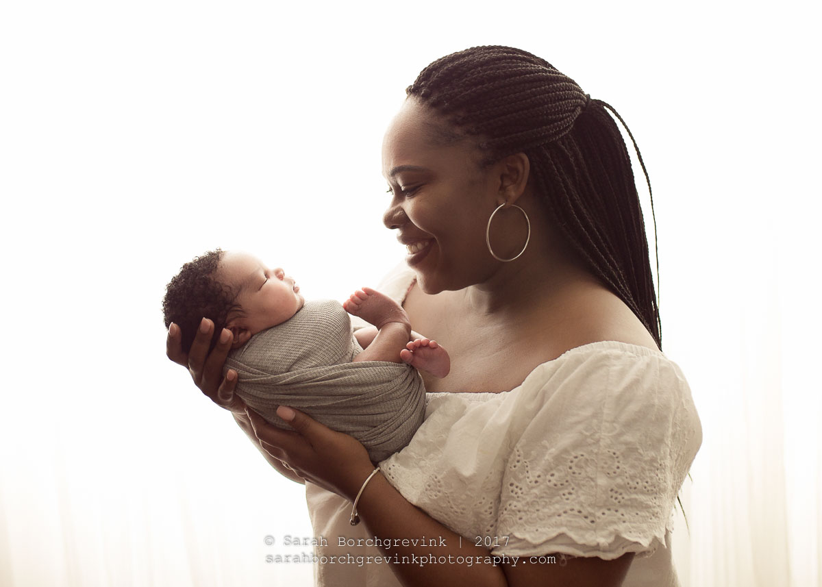 A Mother's Love. Favorite Ways to Pose Mom and Newborn Baby