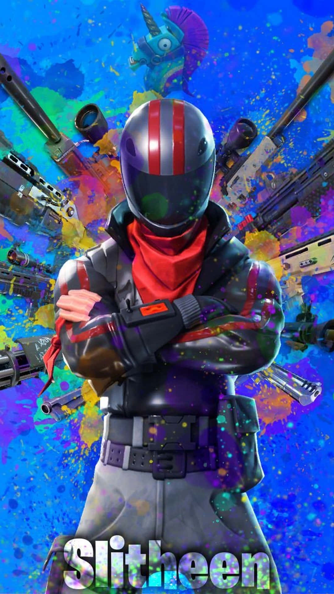 with Fortnite iPhone Wallpaper