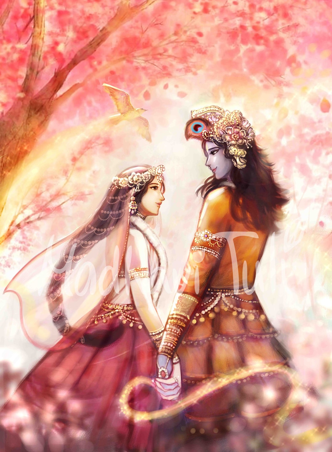 HD File Shri Krishna With Shri Radha