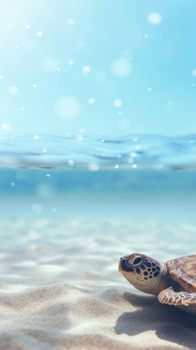 Beach Turtle Image. Free Photo, PNG