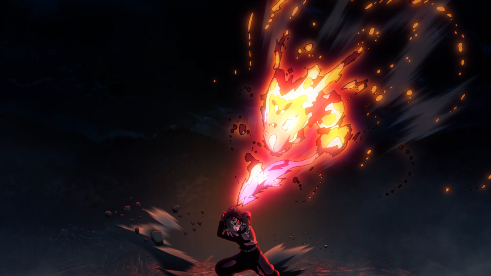 Fire dragon, Kimetsu no Yaiba, Kamado