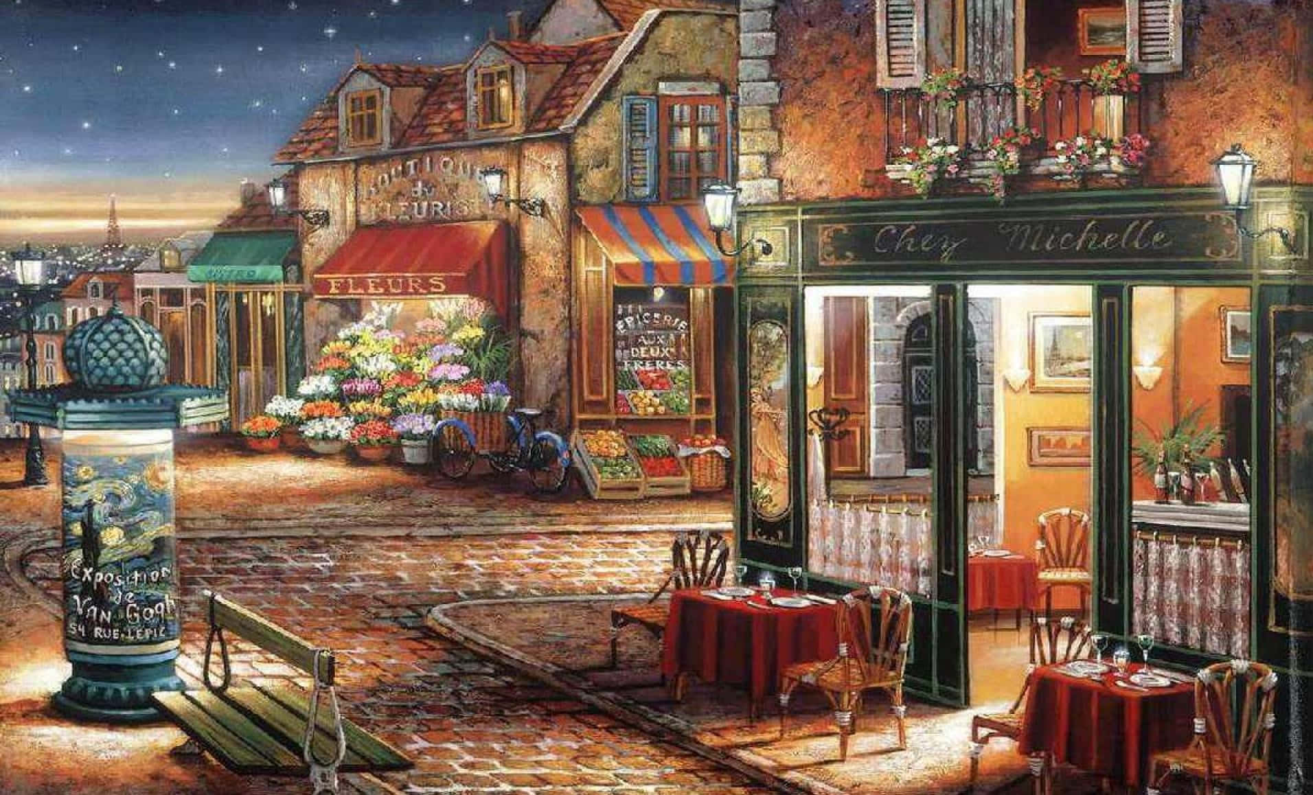 Download Aesthetic Cafe Anime Wallpaper